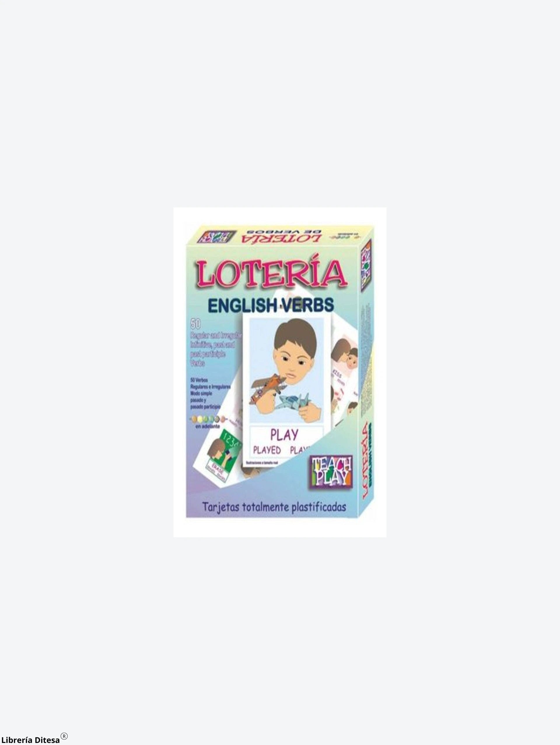 Loteria English Verbs by Teach Play