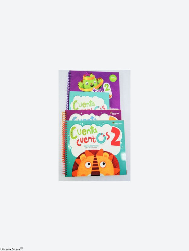 Pack Cuenta Trazos, Cuenta Cuentos Lect Escritura, Cuenta Cuentas Mate 2. Ed17