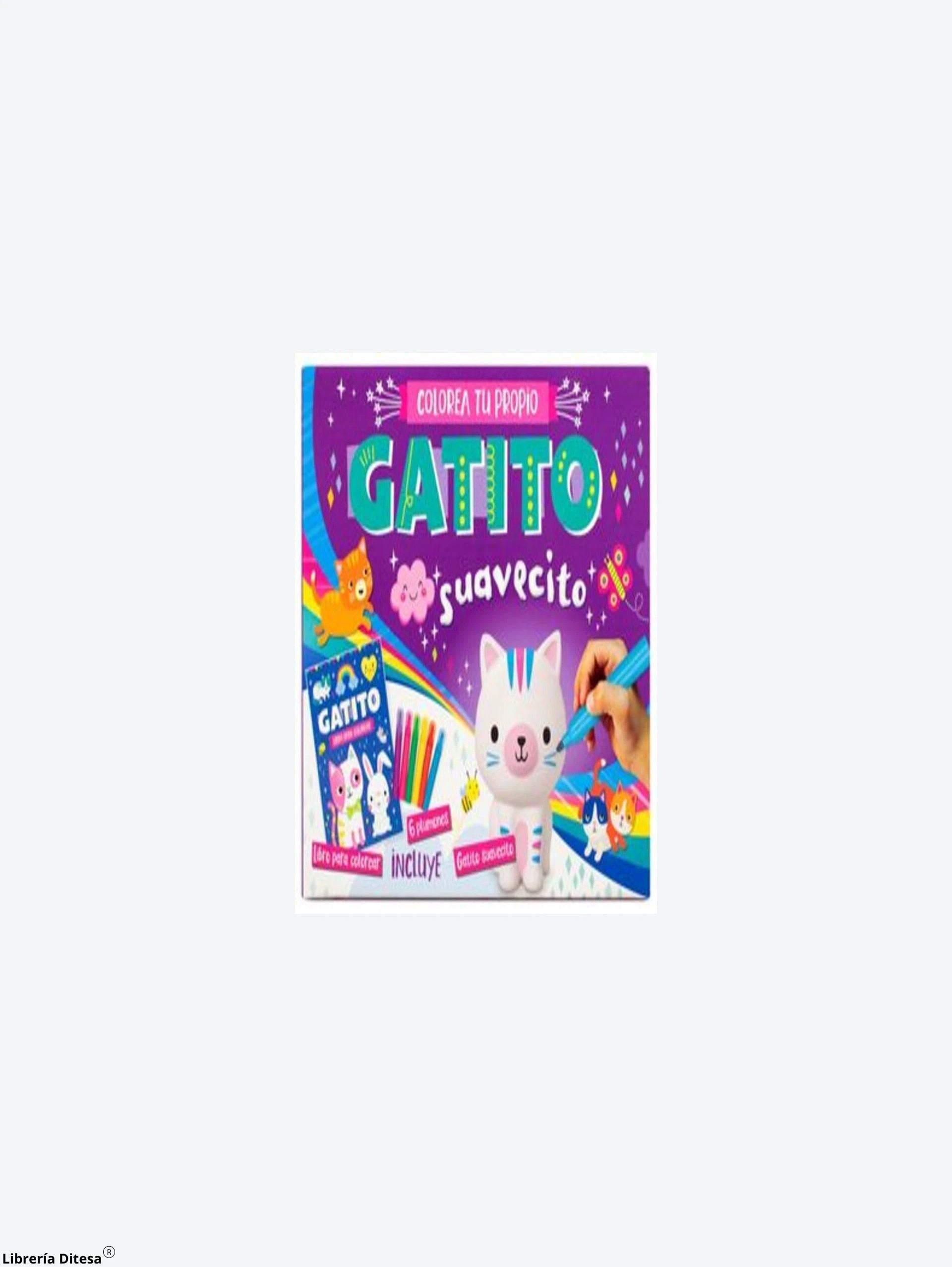 Colorea Tu Propio Gatito Suavecito by Advanced Marketing