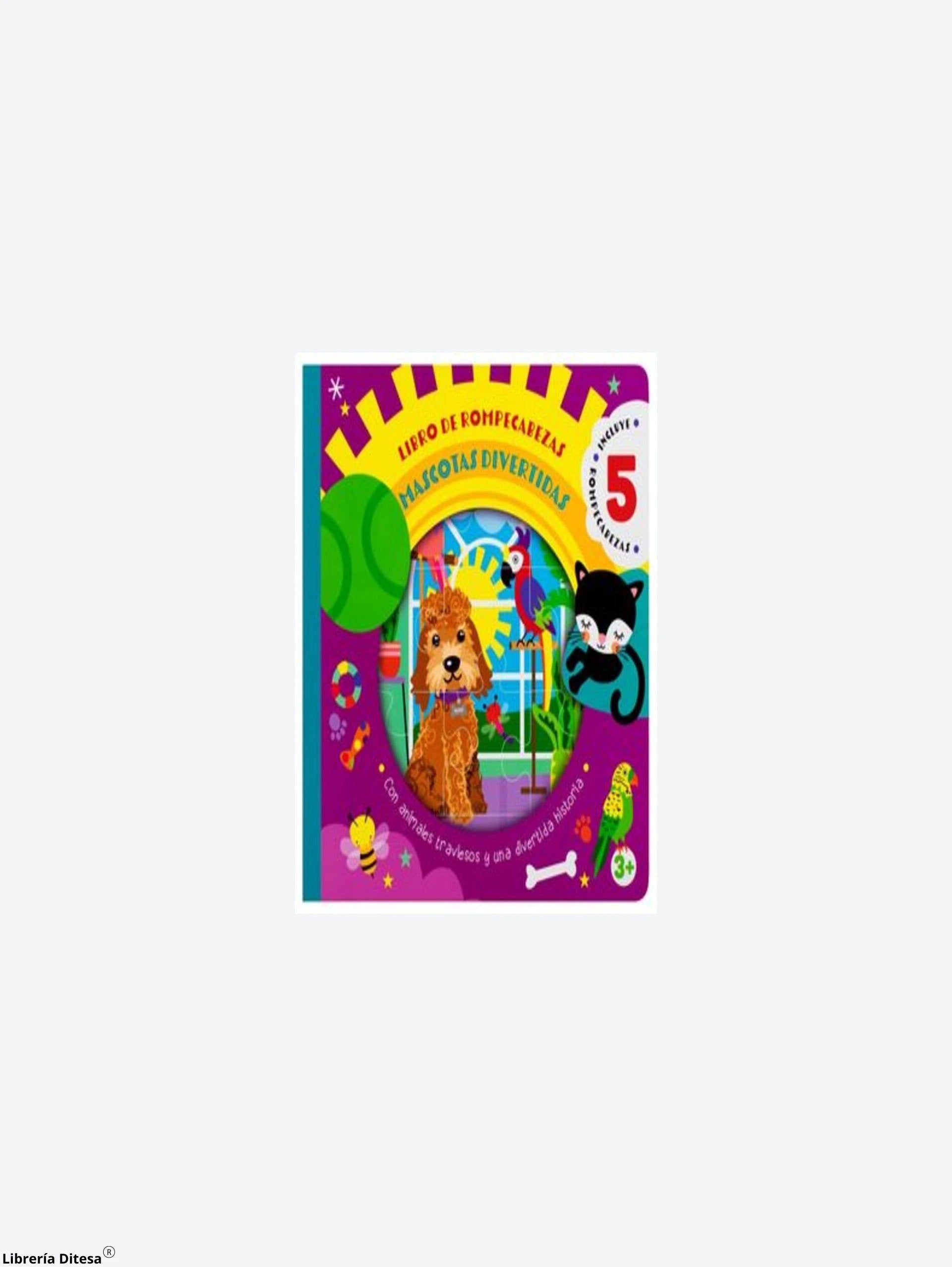 Libro De Rompecabezas Mascotas Divertida by Advanced Marketing