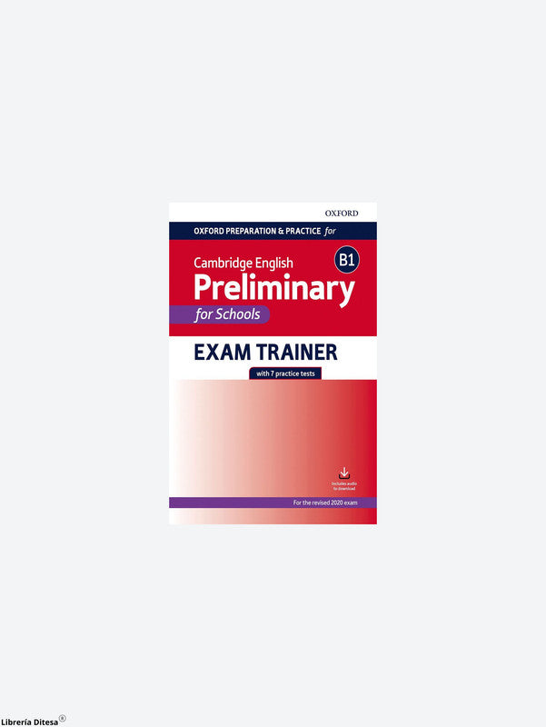 Oxford Preparation & Practice Camb Eng B1 Prel For Sch Exam Tr Sb Wo/K Pack