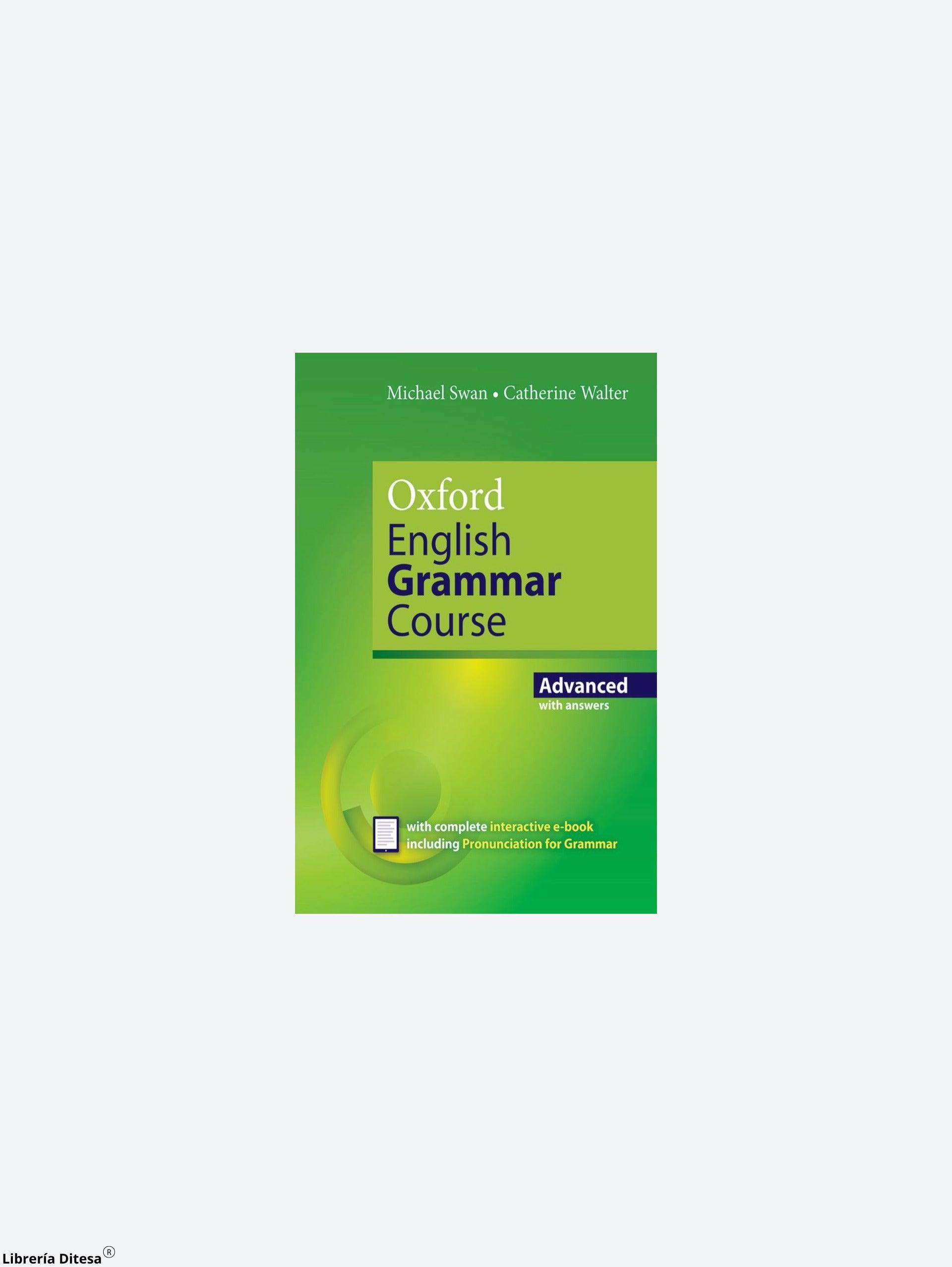 Oxford English Grammar Advanced Sb W/K Ebook Pk Rev Ed - Librería Ditesa