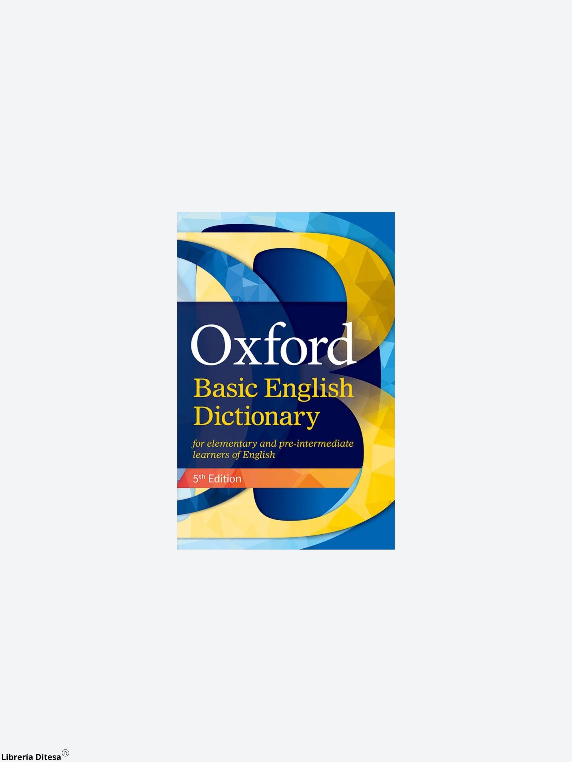 Oxford Basic English Dictionary 5E - Librería Ditesa