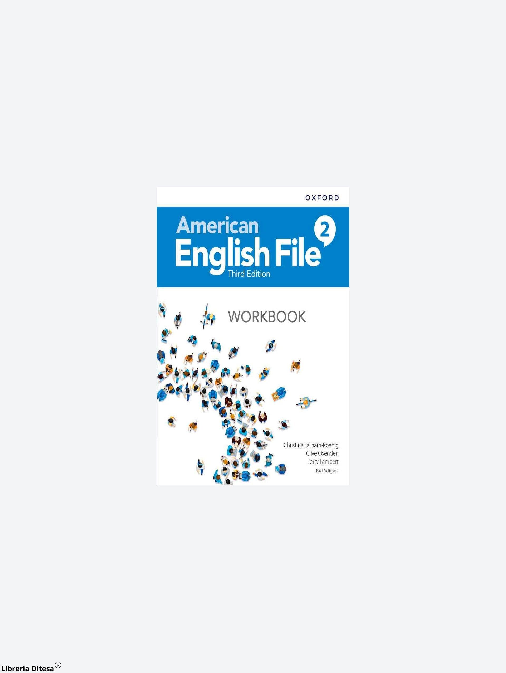 American English File 2 Wbk - Librería Ditesa