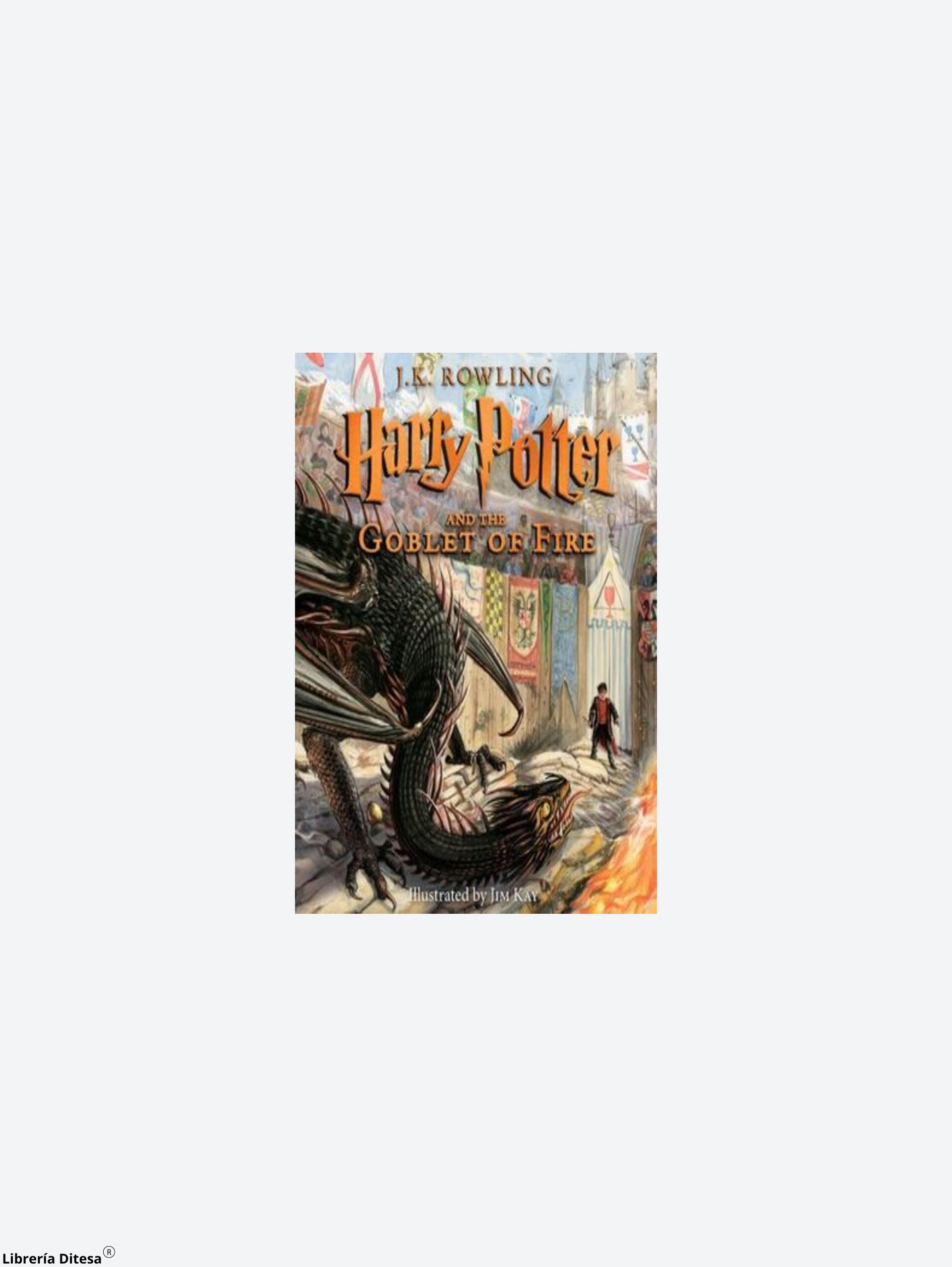 Harry Potter And The Goblet Of Fire - Illustrated Edition - Harry Potter Iv - Librería Ditesa