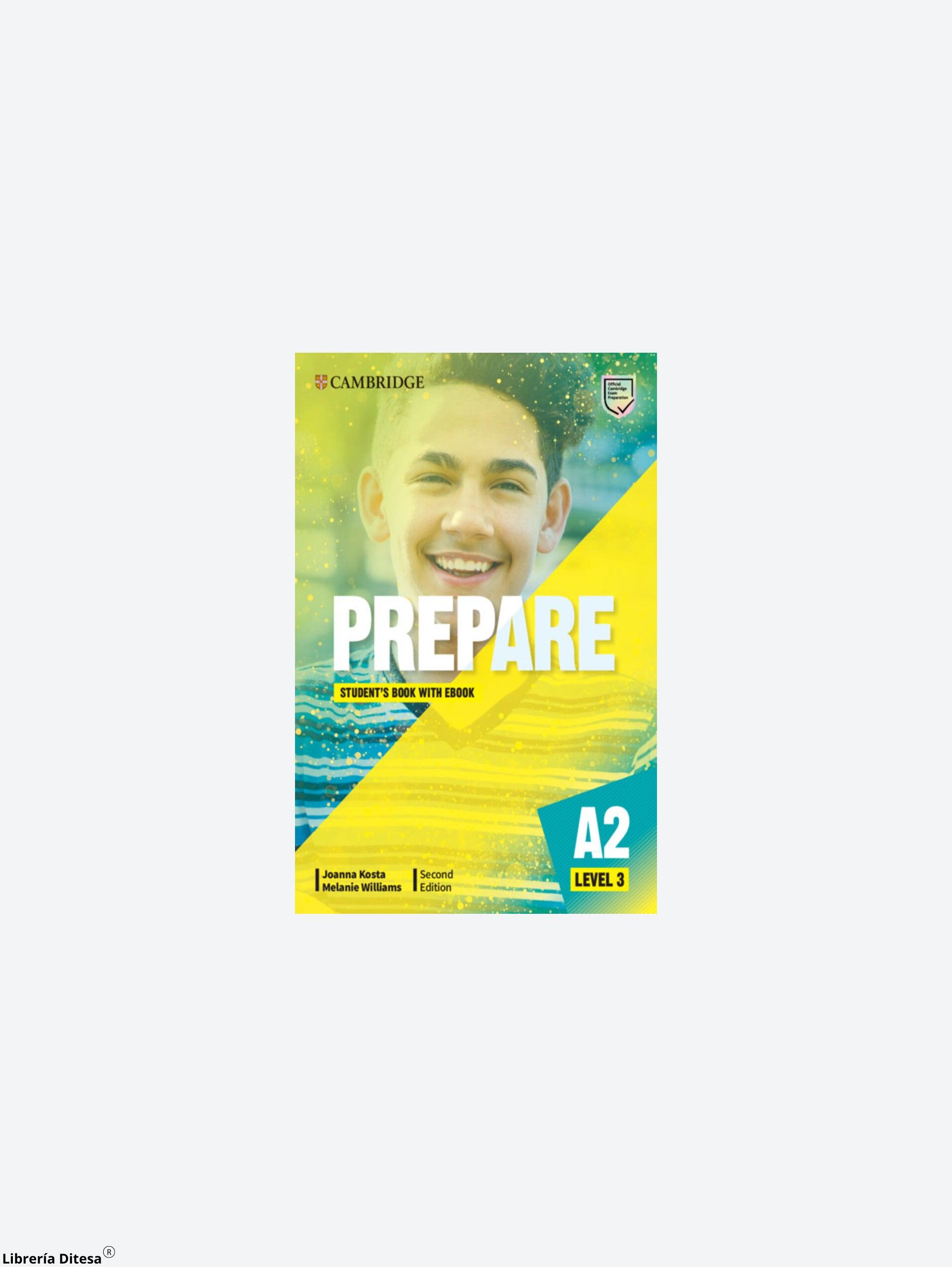 English Prepare A2 Level 3 Students Book With Ebook - Librería Ditesa