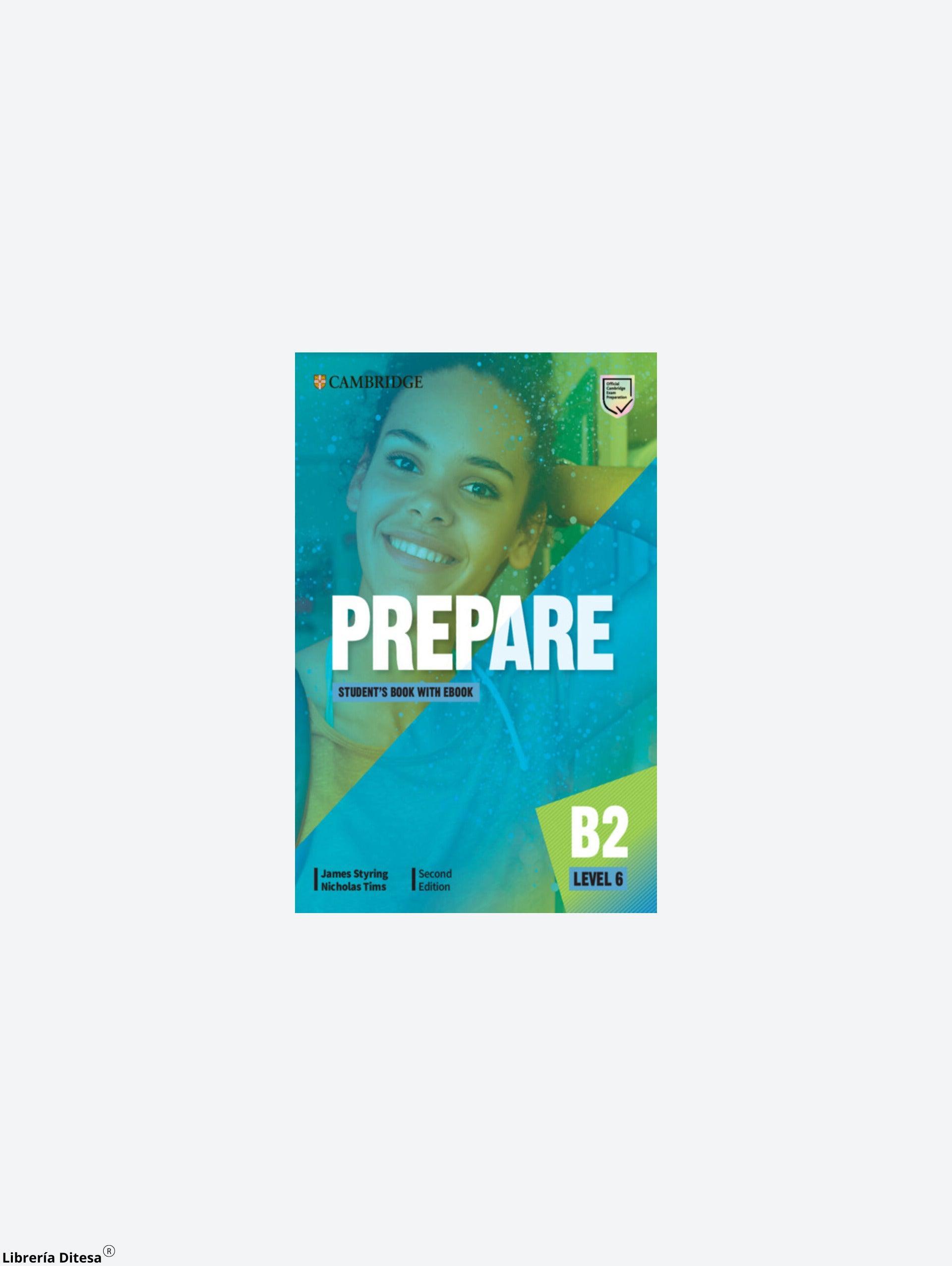 Cambridge English Prepare! 2Ed Student'S Book With Ebook 6 - Librería Ditesa