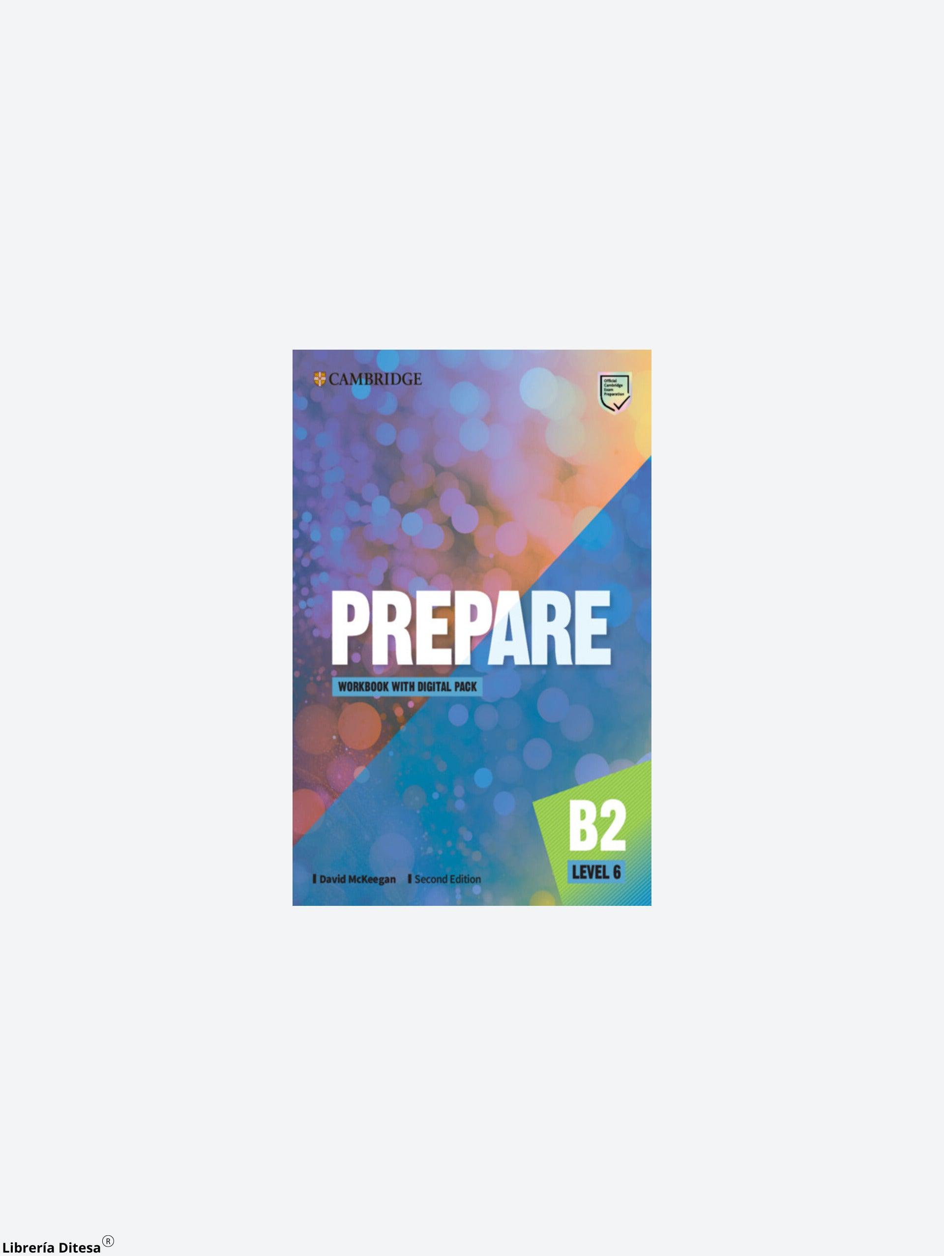 Cambridge English Prepare! 2Ed Workbook With Digital Pack 6 - Librería Ditesa