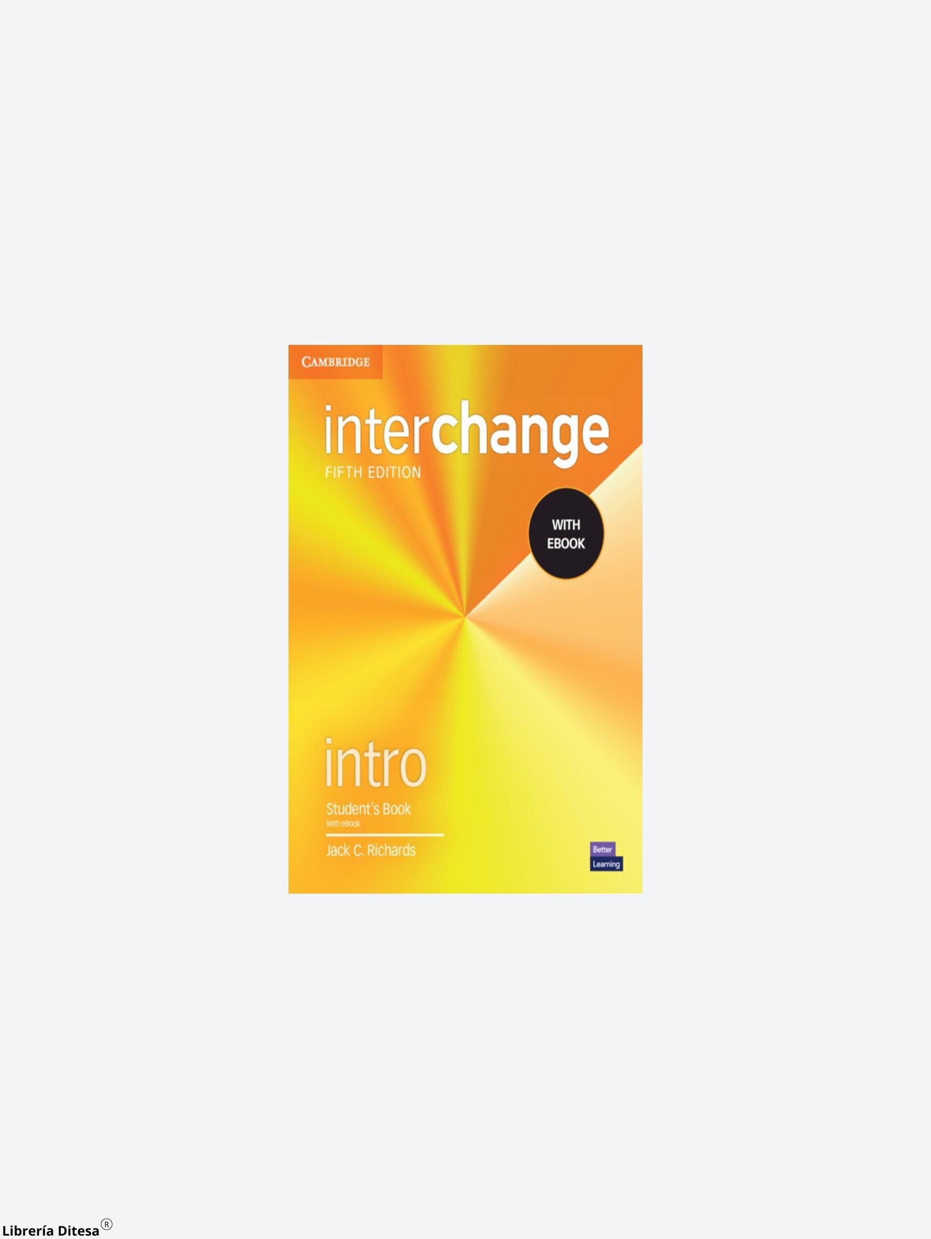 Interchange Intro With Ebook - Librería Ditesa