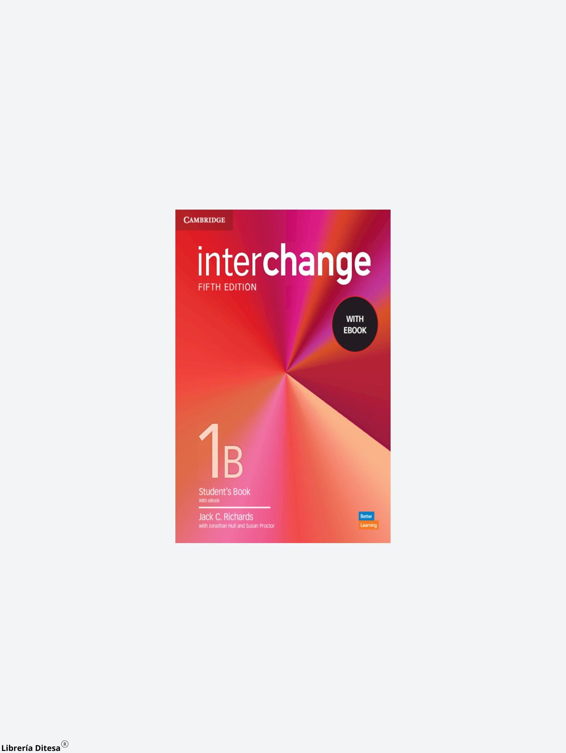 Interchange 1B Student´S Book With Ebook - 5Th Ed - Librería Ditesa