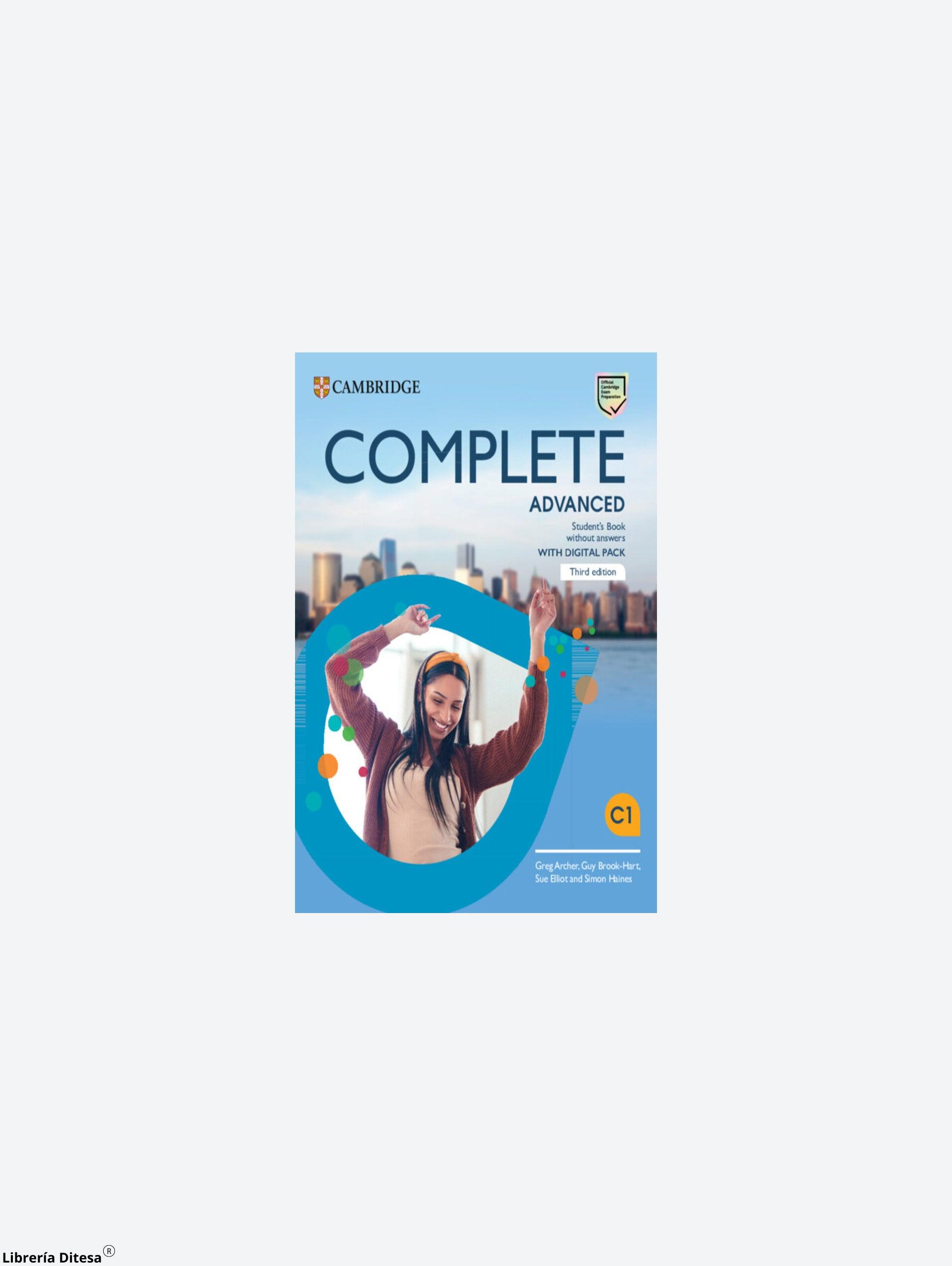 Complete Advanced C1 3Ed Std With Digital Pack - Librería Ditesa