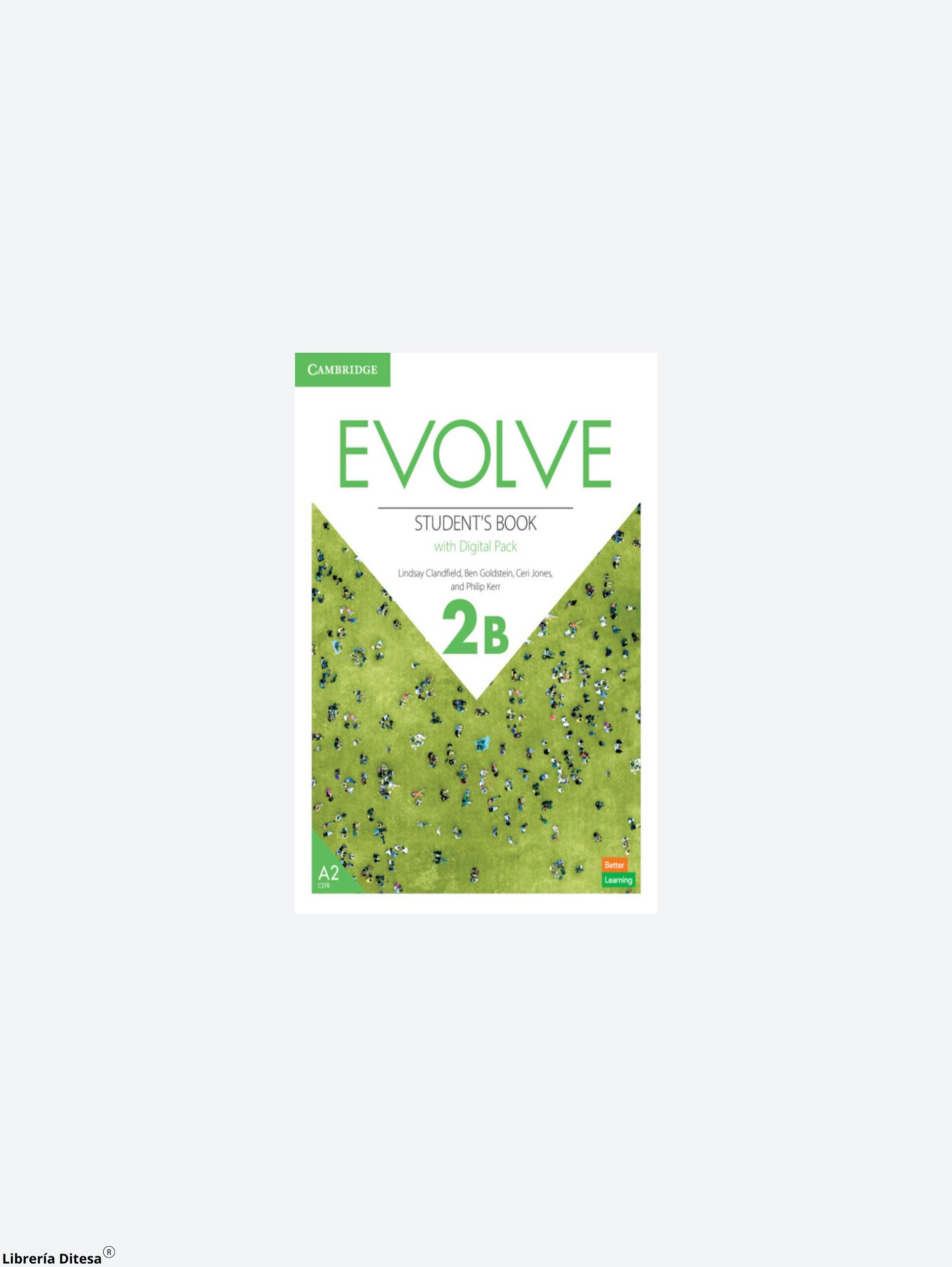 Evolve 2B Students Book With Digital Pack - Librería Ditesa