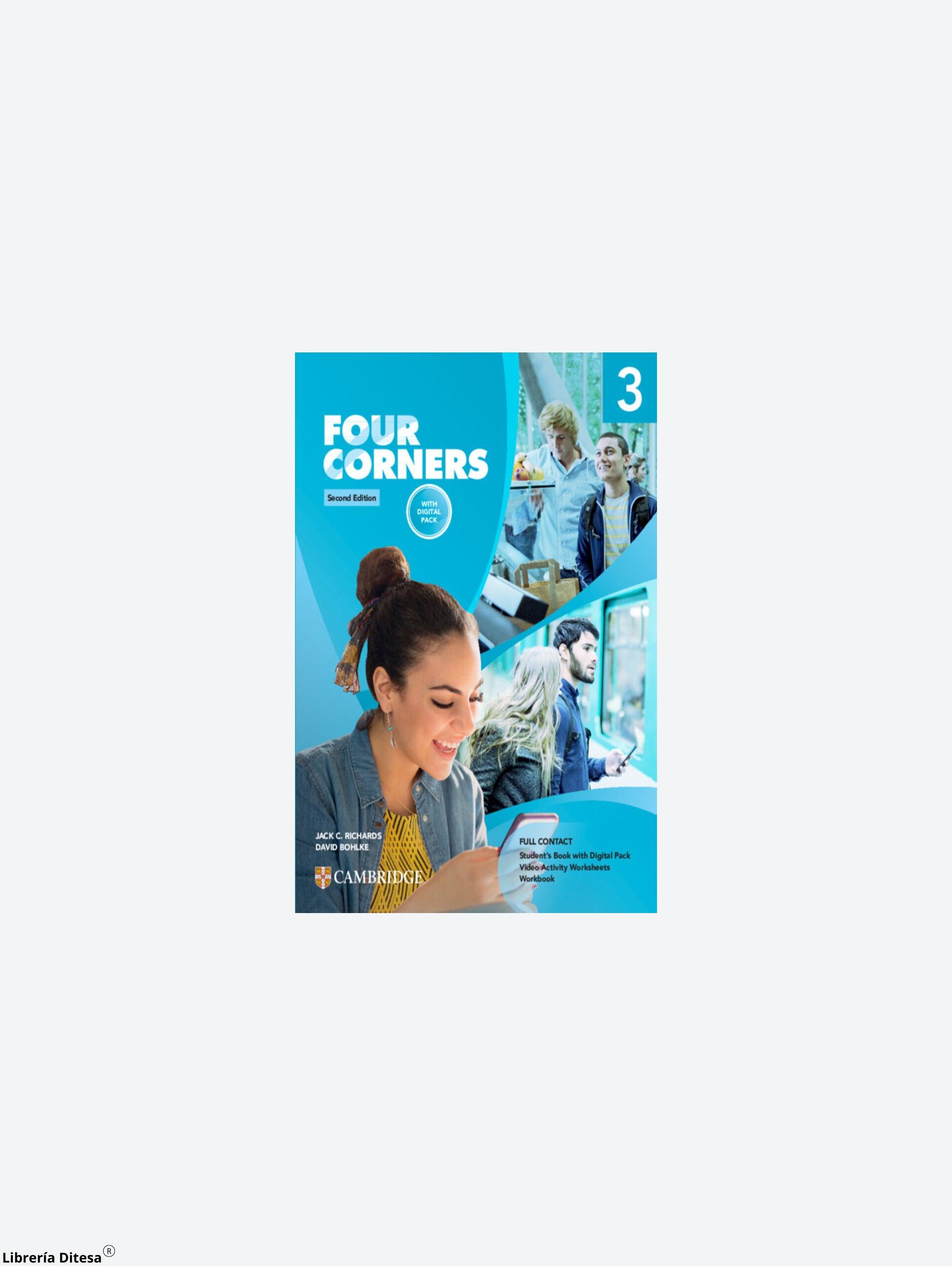 Four Corners Full Contact With Digital Pack Level 3 / 2 Ed. - Librería Ditesa