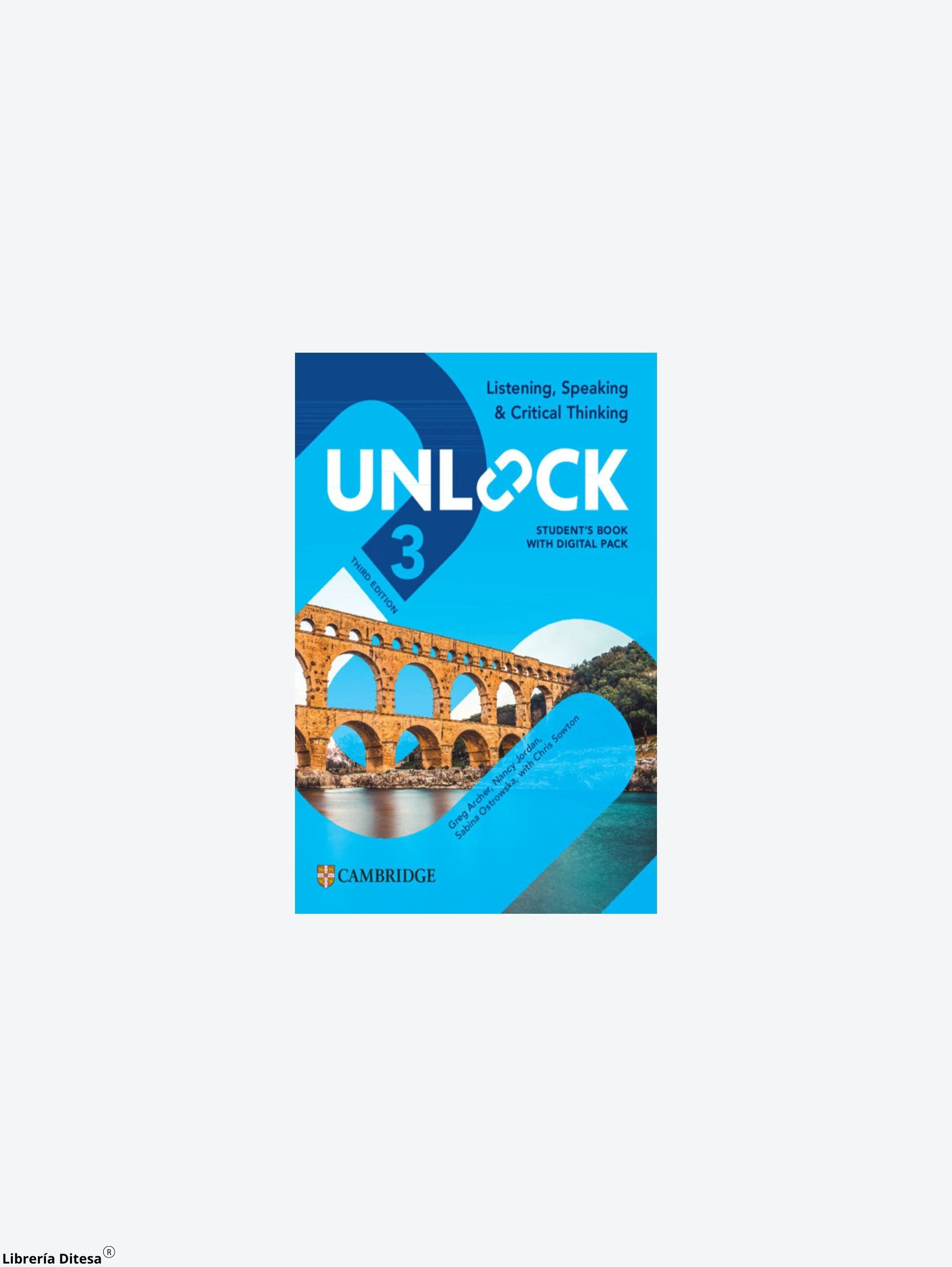 Unlock 3ed Listening Speaking and Critical Thinking Students Book with Digital Pack Level 3 by Cambridge