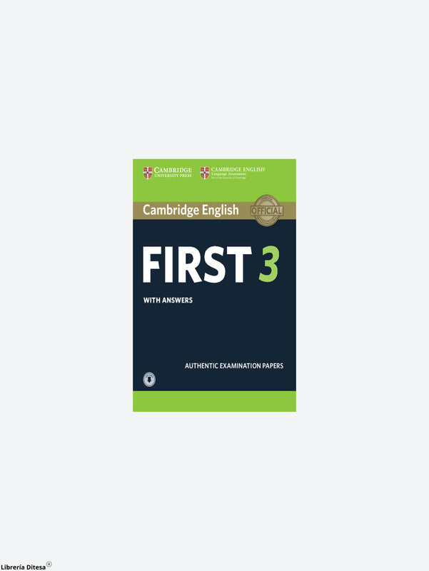 Cambridge English First Student's Book With Answers With Audio 3