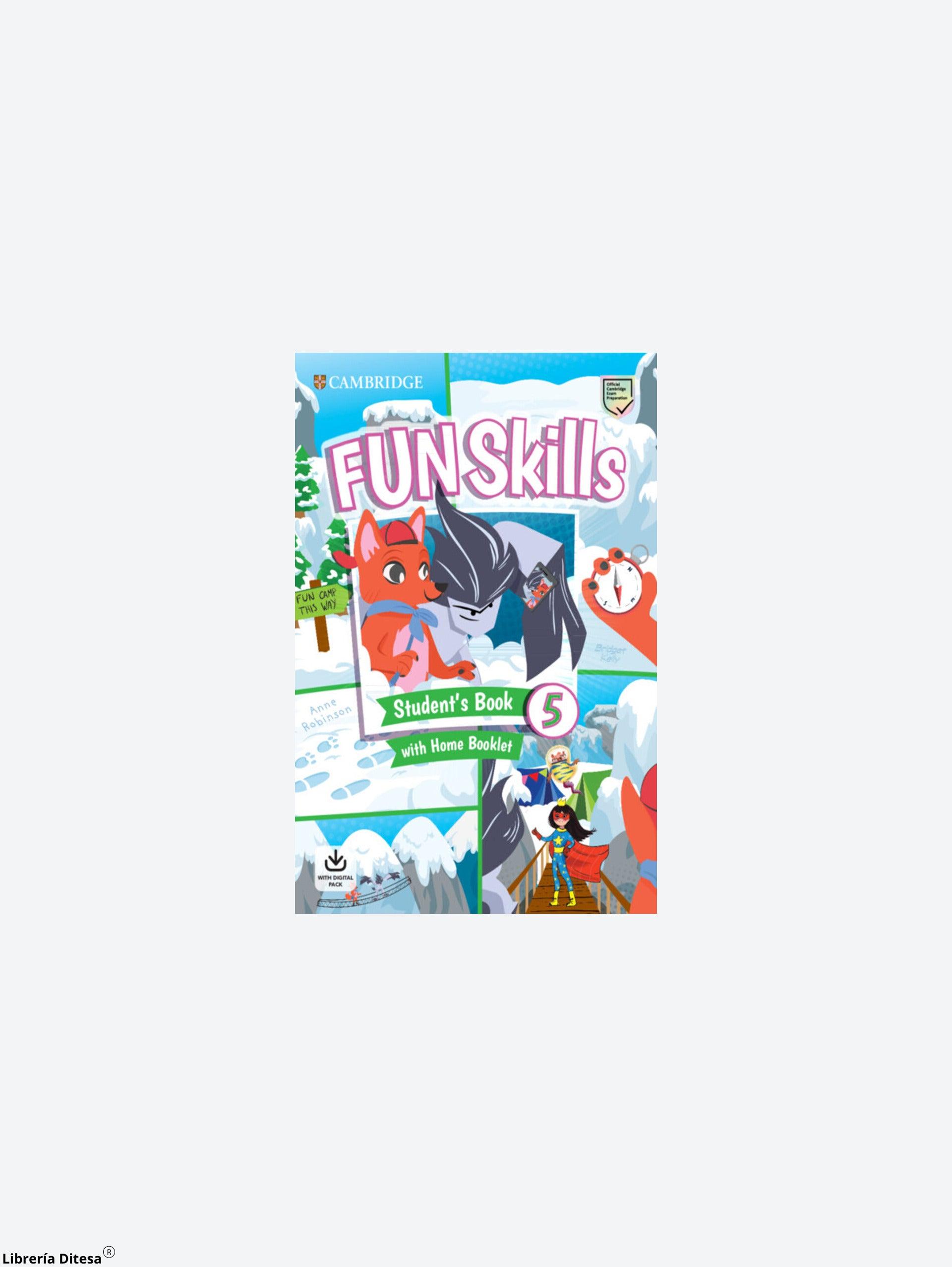 Fun Skills Level 5 Student'S Book And Home Booklet - Librería Ditesa