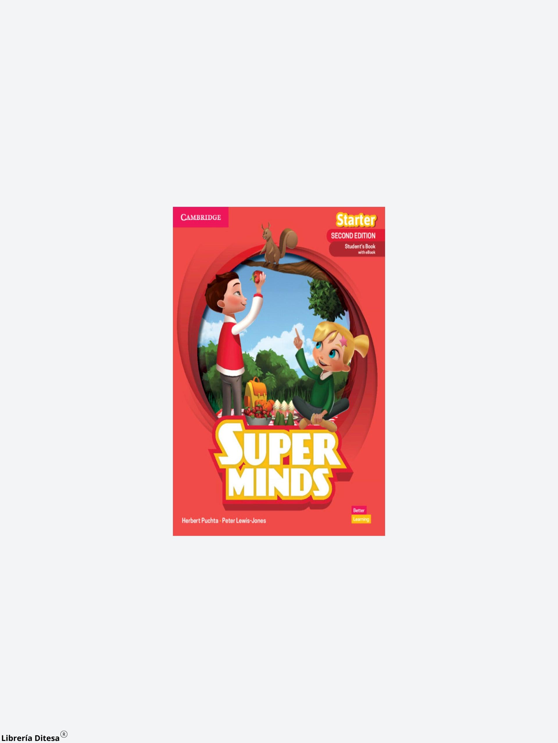 Super Minds 2Ed Starter Sb With Ebook - British - Librería Ditesa