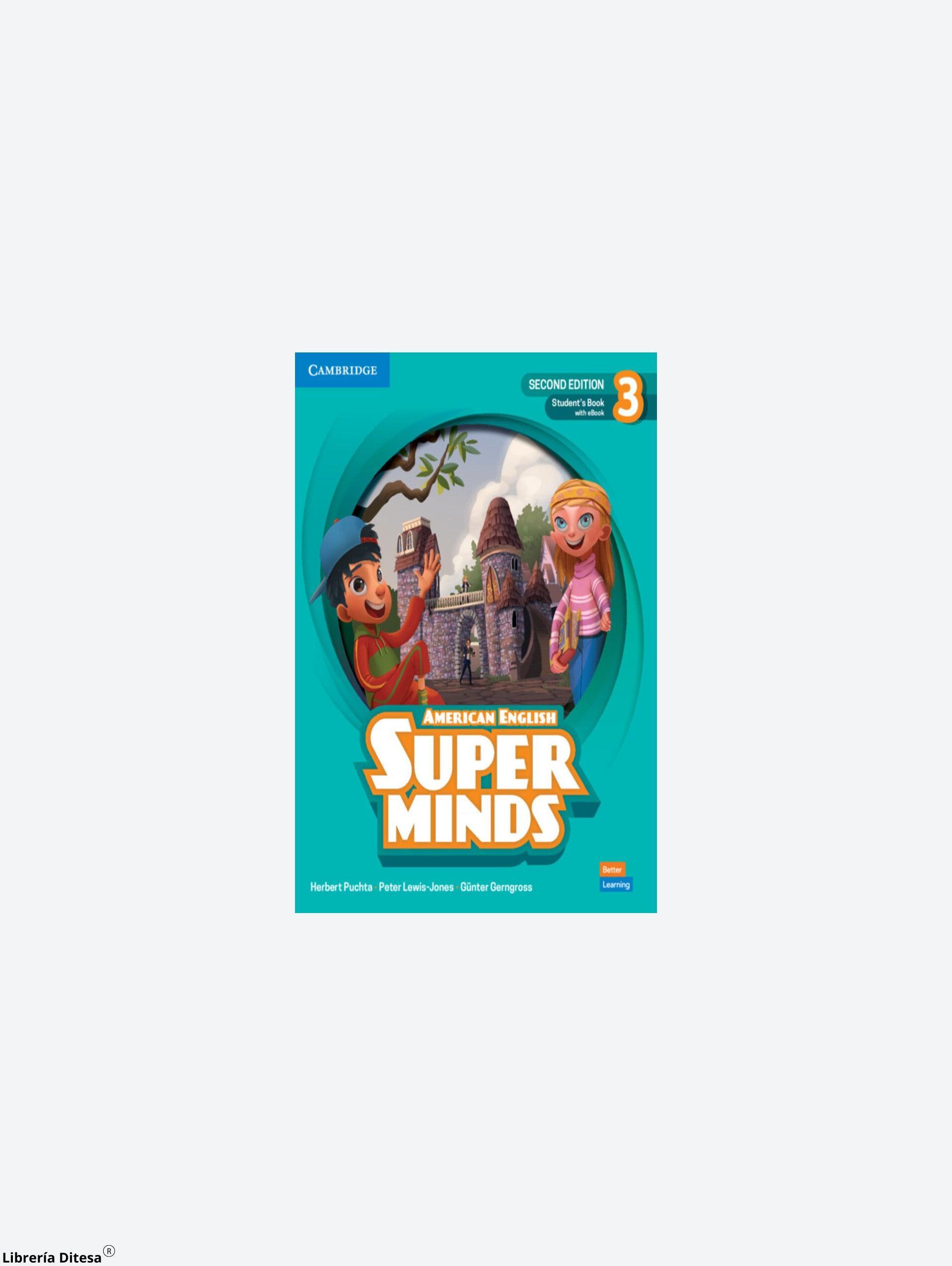 American English Super Minds 3 2Ed Students With Ebook - Librería Ditesa