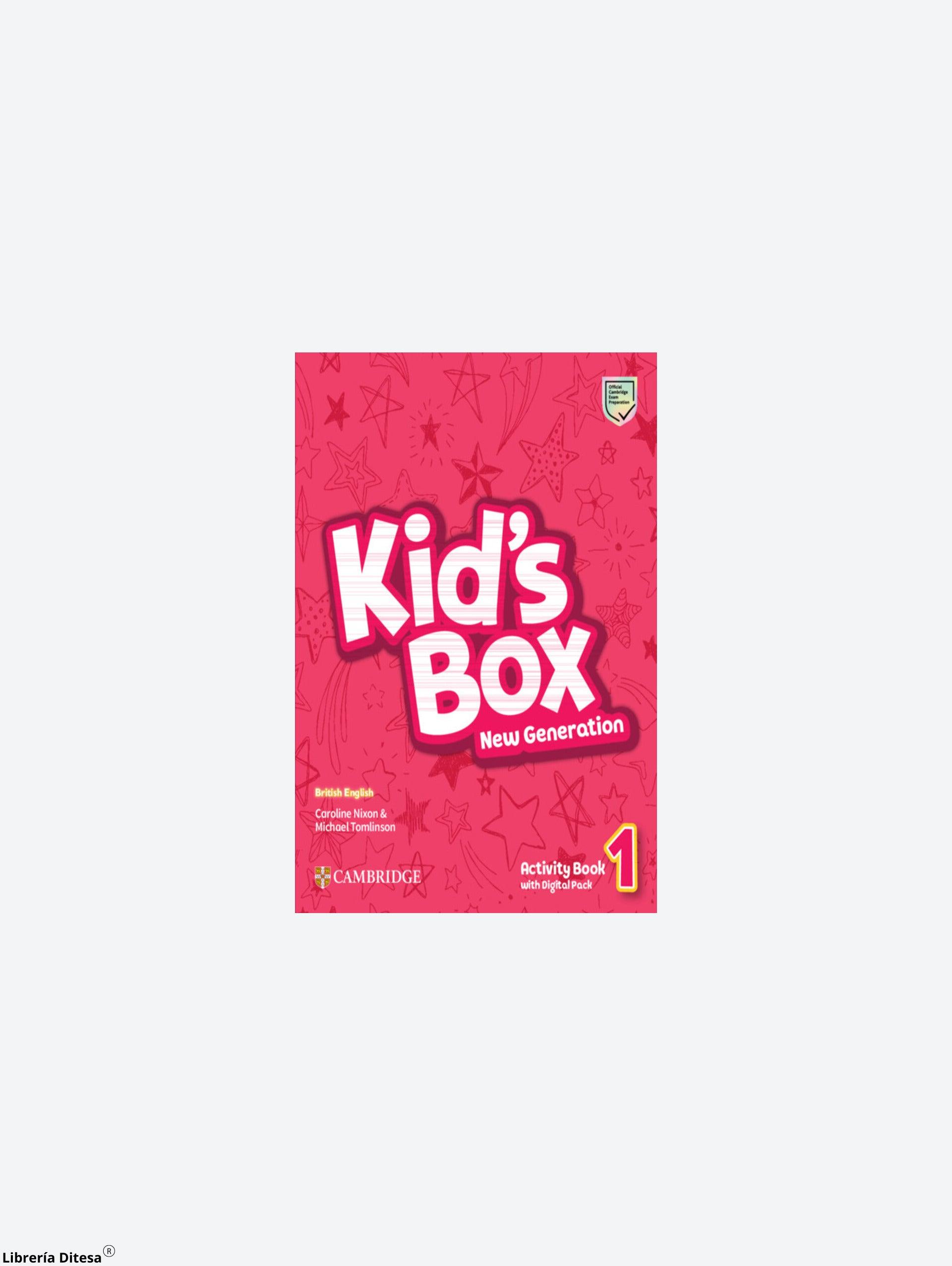 Kid'S Box Level 1 Activity Book With Digital Pack British English - Librería Ditesa