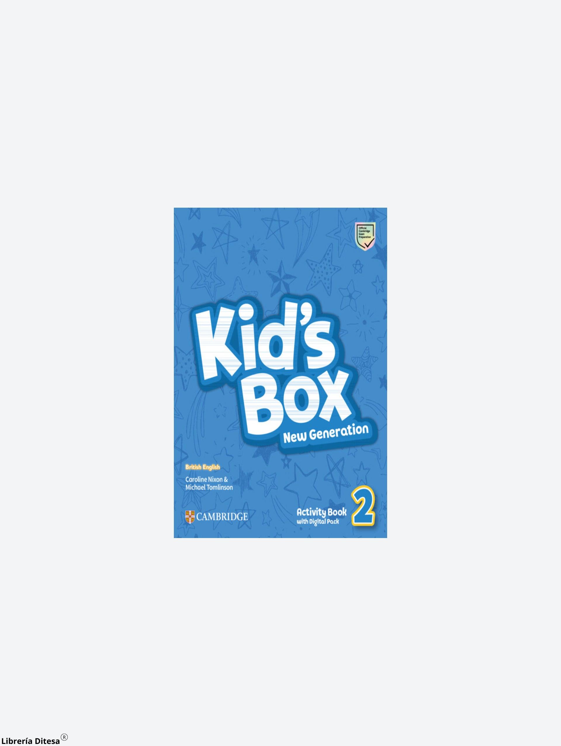 Kid'S Box New Generation. Level 2 Activity Book With Digital Pack (British English) - Librería Ditesa