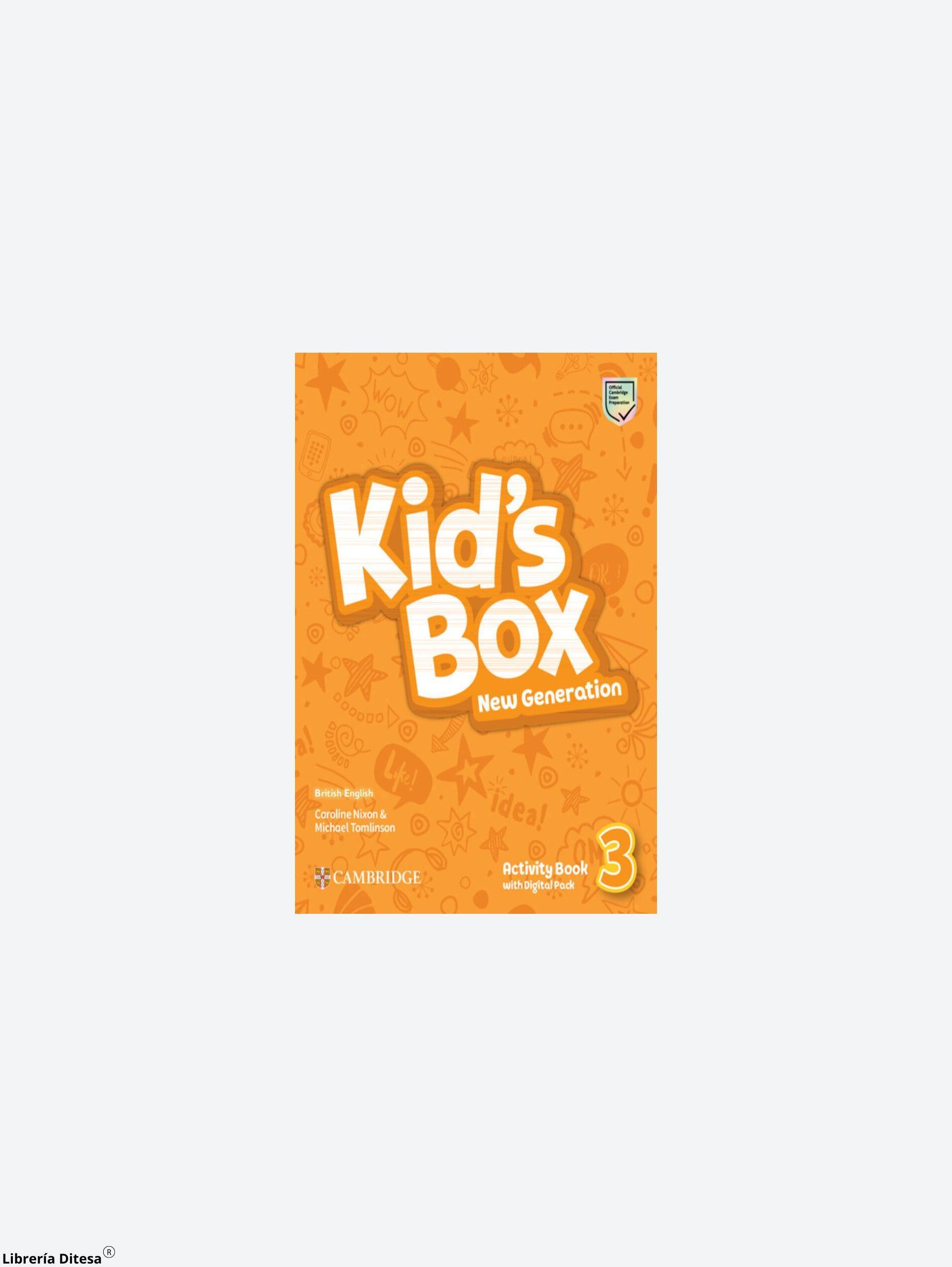 Kid'S Box Level 3 Activity Book With Digital Pack British English - Librería Ditesa