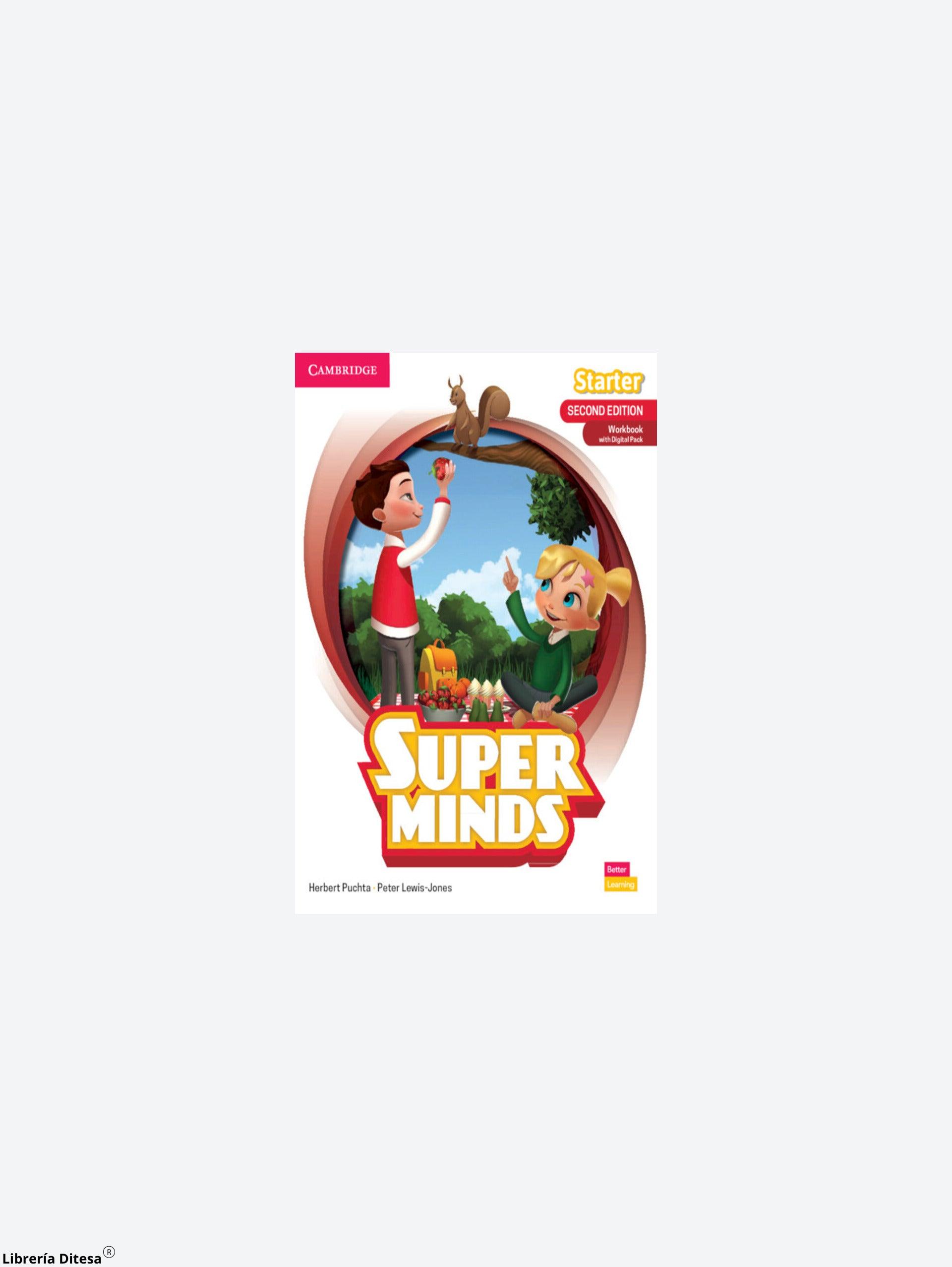 Super Minds Starter - 2 Ed - Workbook + Digital Pack - Librería Ditesa