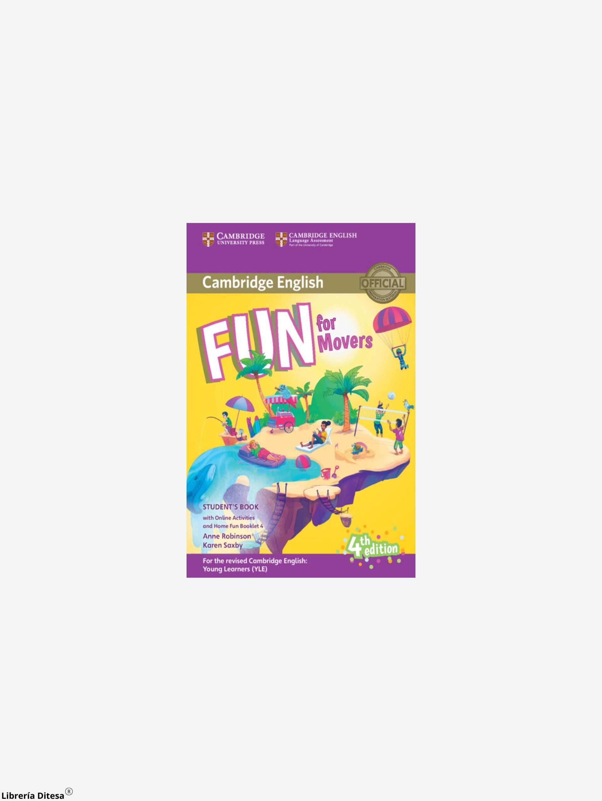 Fun For Movers 4Ed Student'S Book With Home Fun Booklet And Online Activities - Librería Ditesa