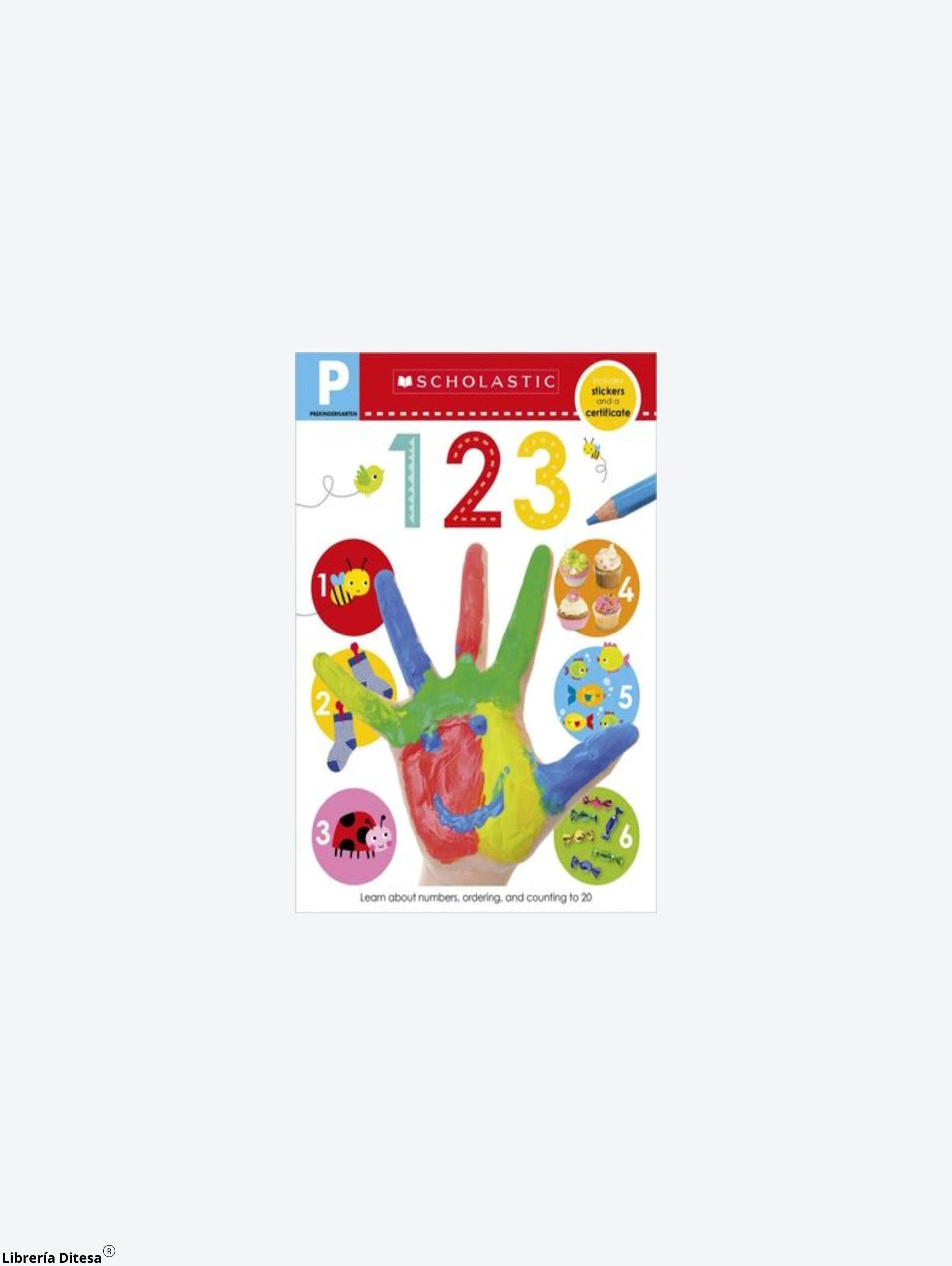Pre-K Skills Workbook: 123 by Advanced Marketing