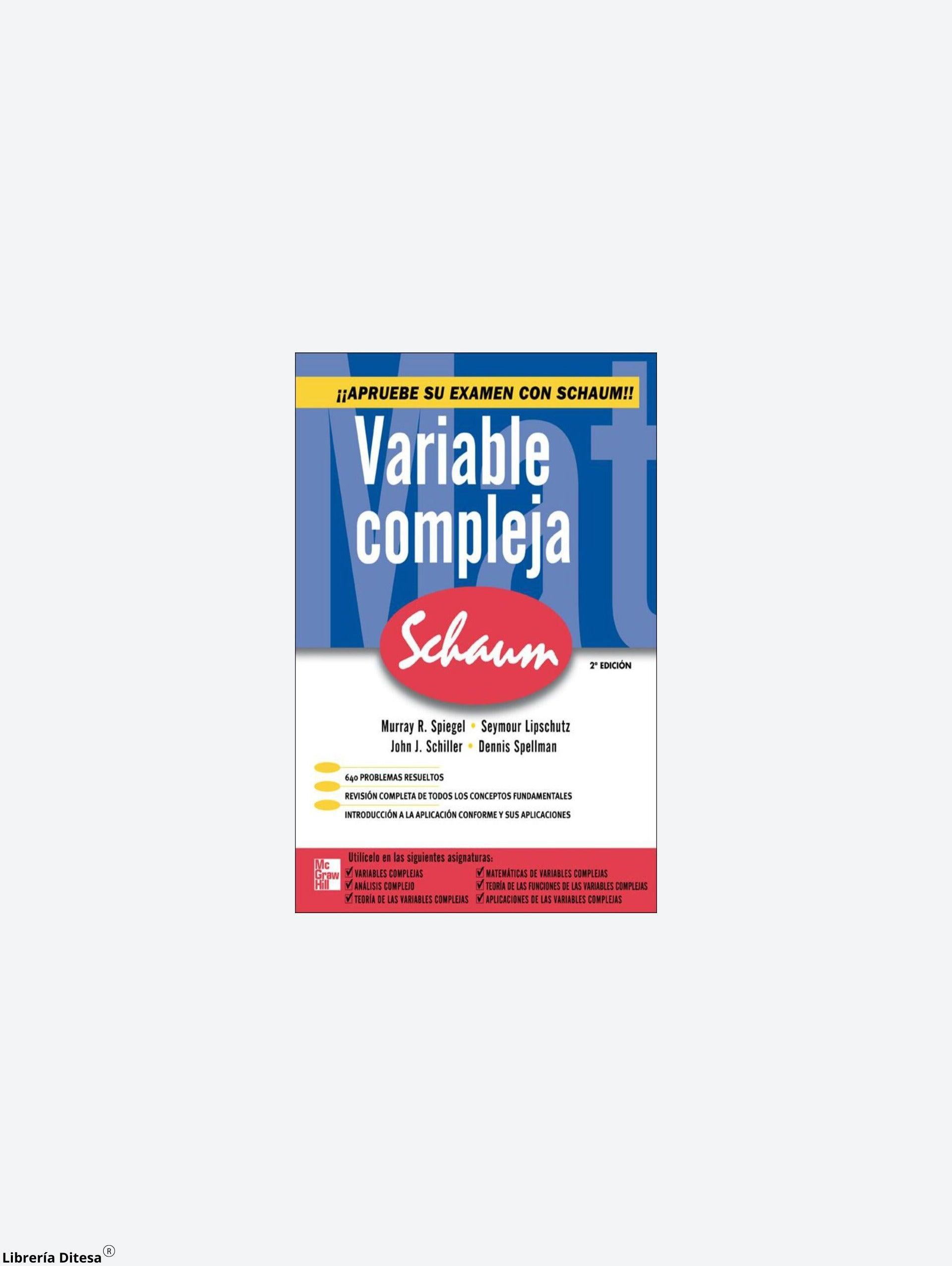 Variable Coeja Serie Schaum - Librería Ditesa