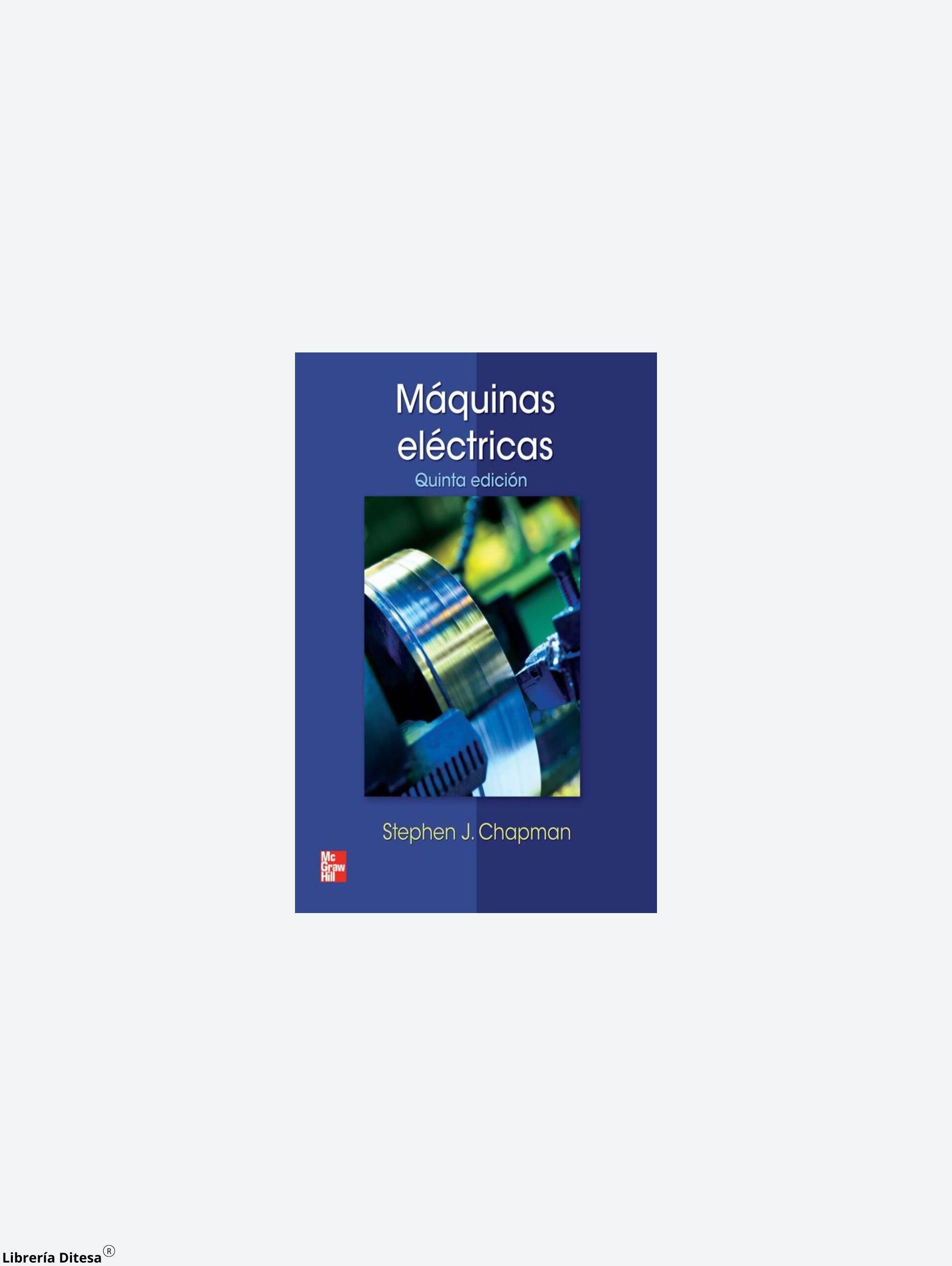 Maquinas Electricas - Librería Ditesa