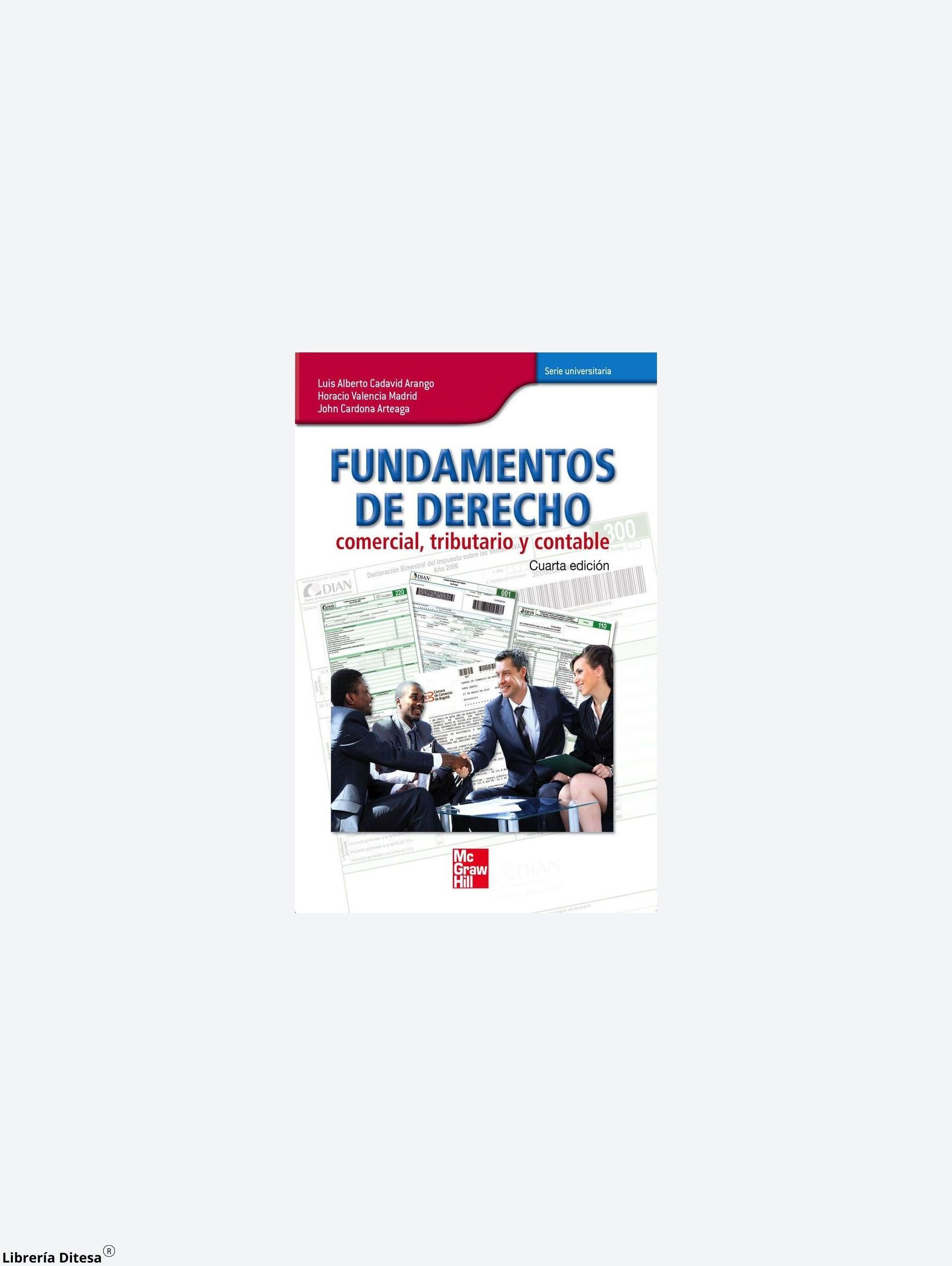 Fundamentos Derecho Comercial Tributario Y Cont - Librería Ditesa