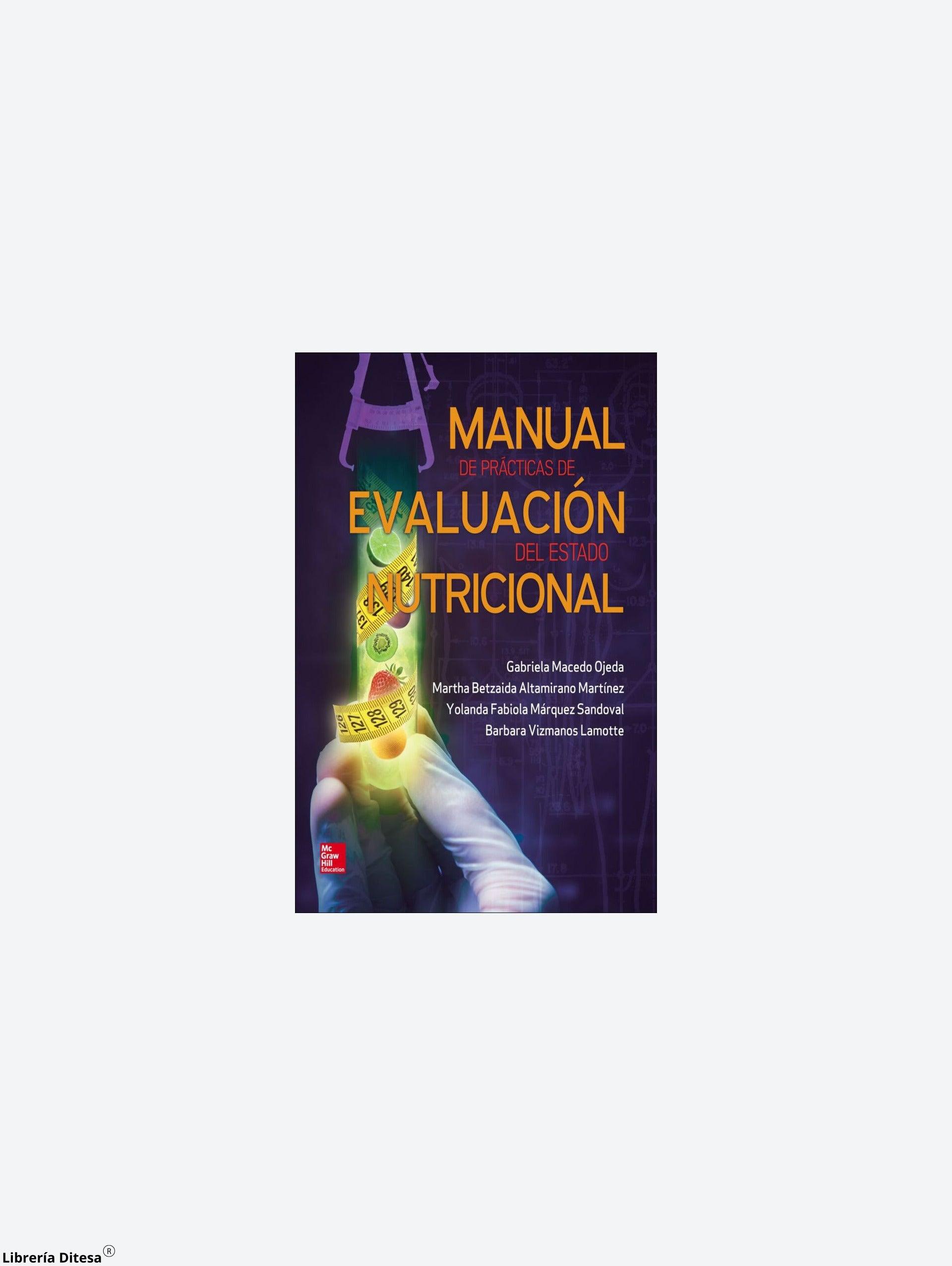 Manual Practicas Evaluacion Estado Nutricional - Librería Ditesa