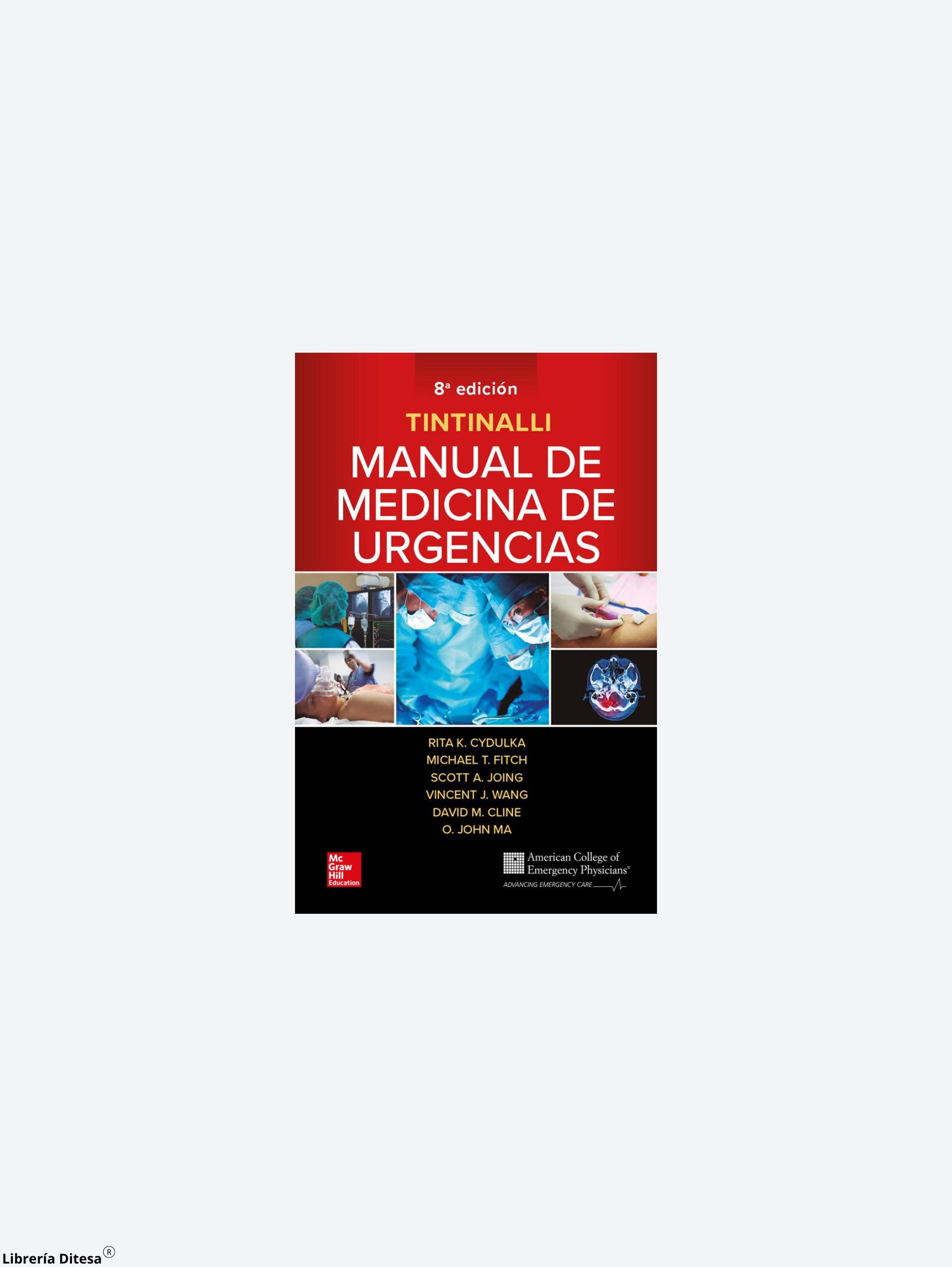 Tintinalli Manual De Medicina De Urgencia - Librería Ditesa