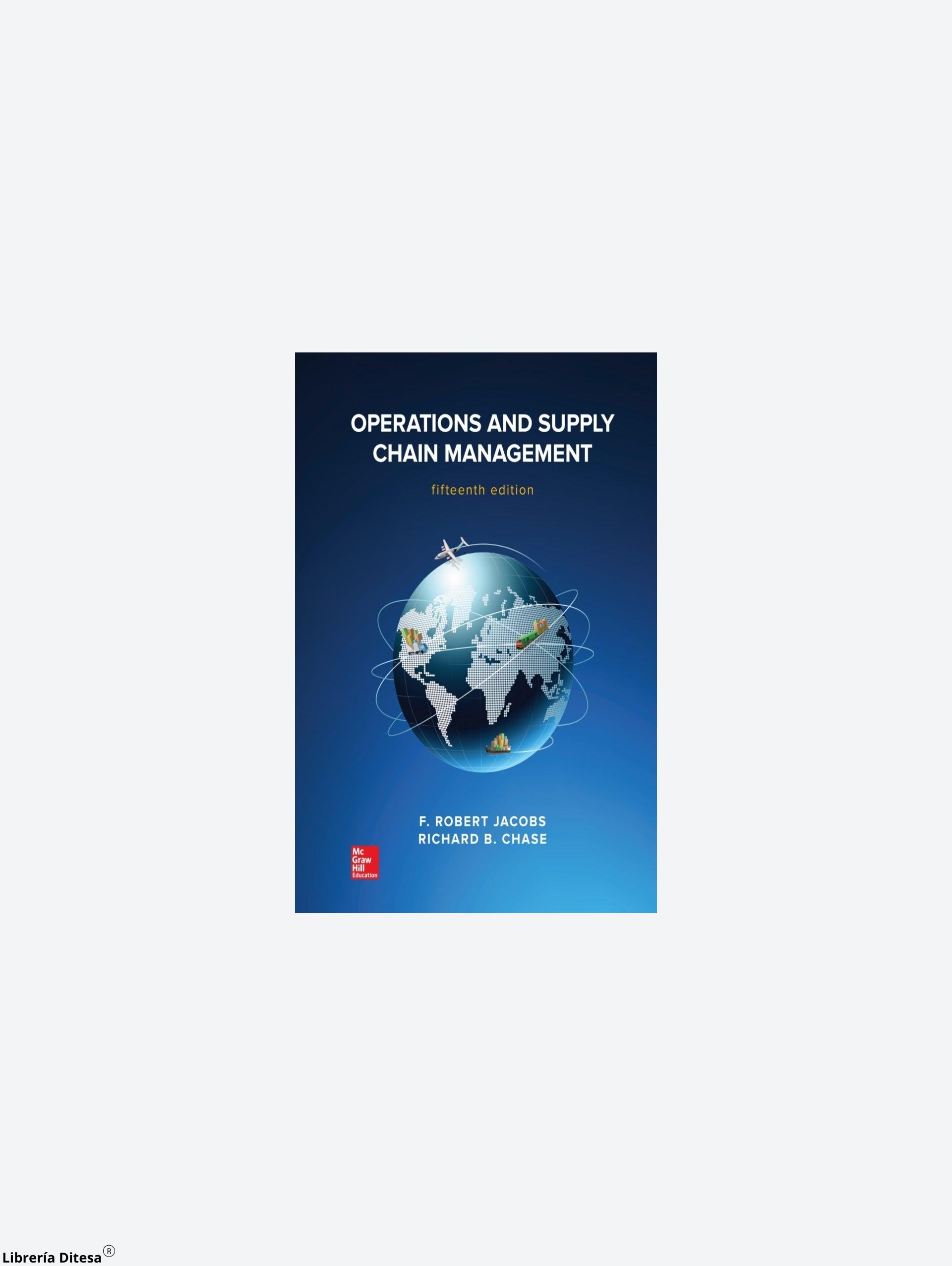 Operations And Supply Chain Management - Librería Ditesa