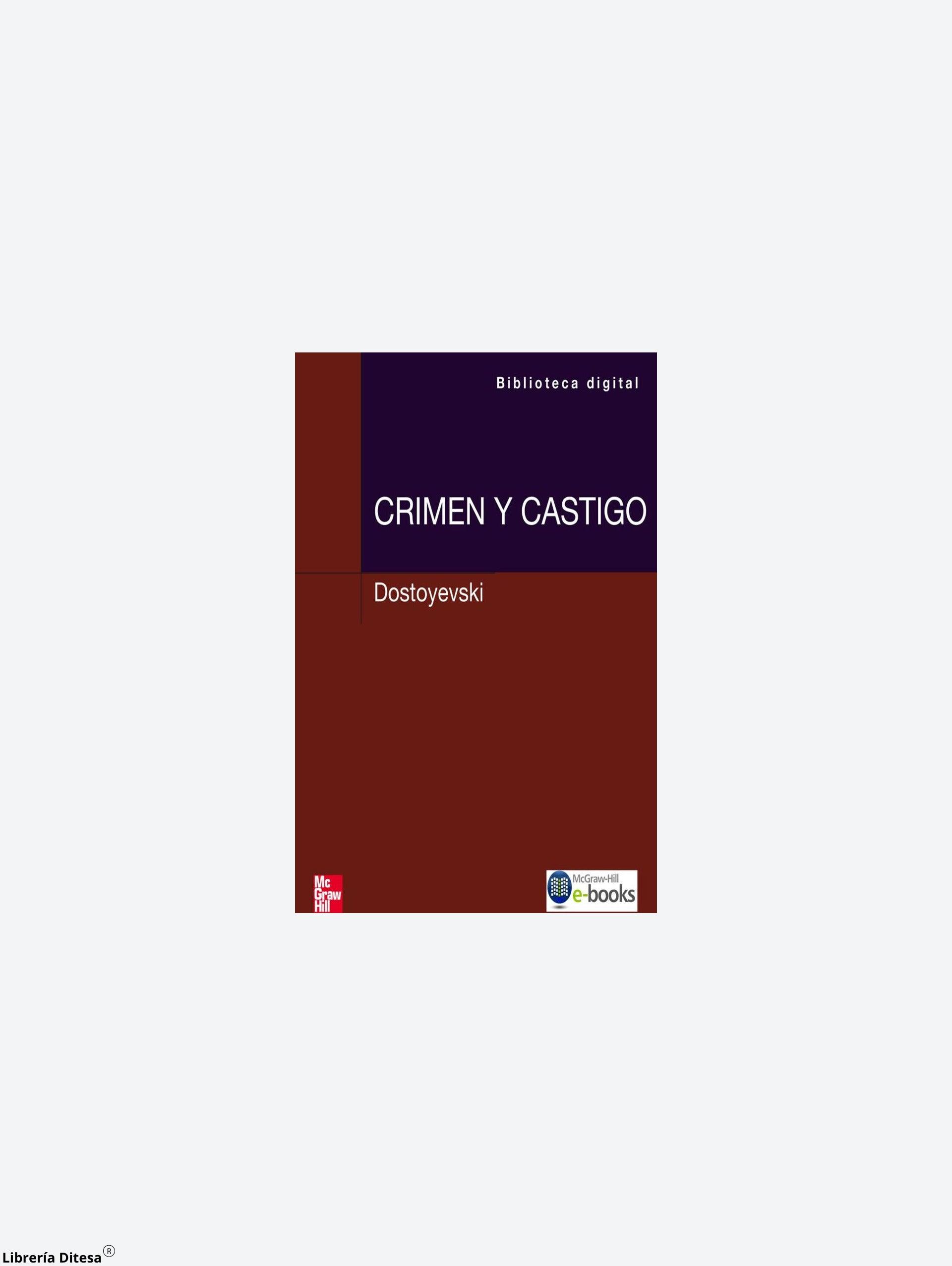 Crimen Y Castigo - Librería Ditesa