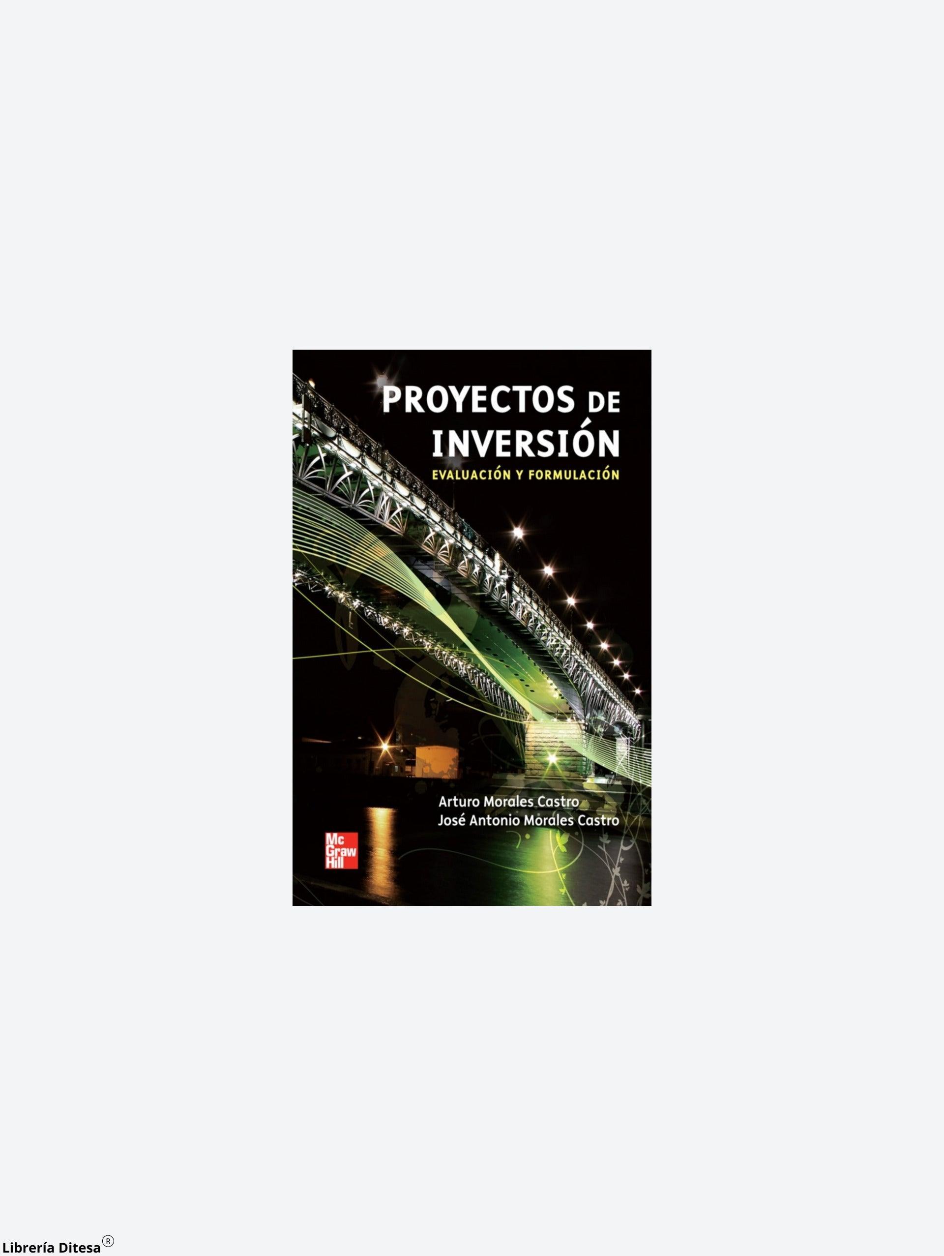 Proyectos De Inversion Evaluacion Y Formulacion - Librería Ditesa