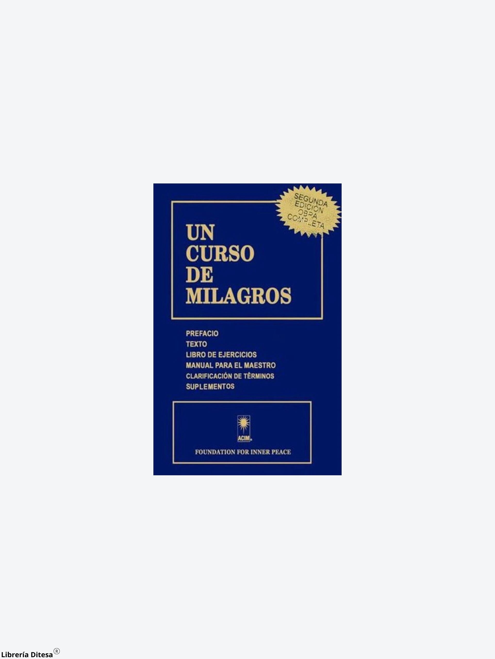 Un Curso De Milagros by Oceano