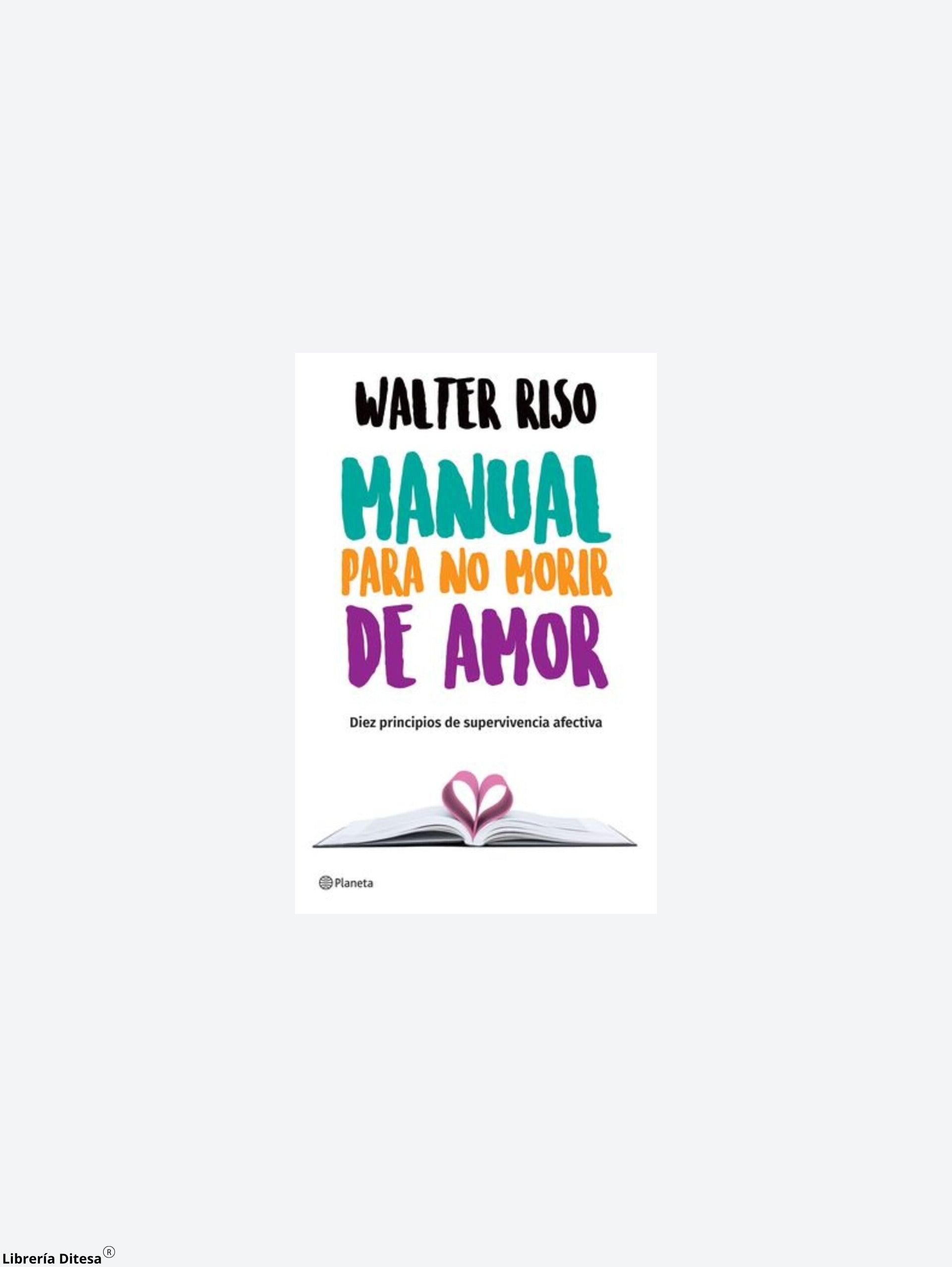 Manual Para No Morir De Amor - Librería Ditesa