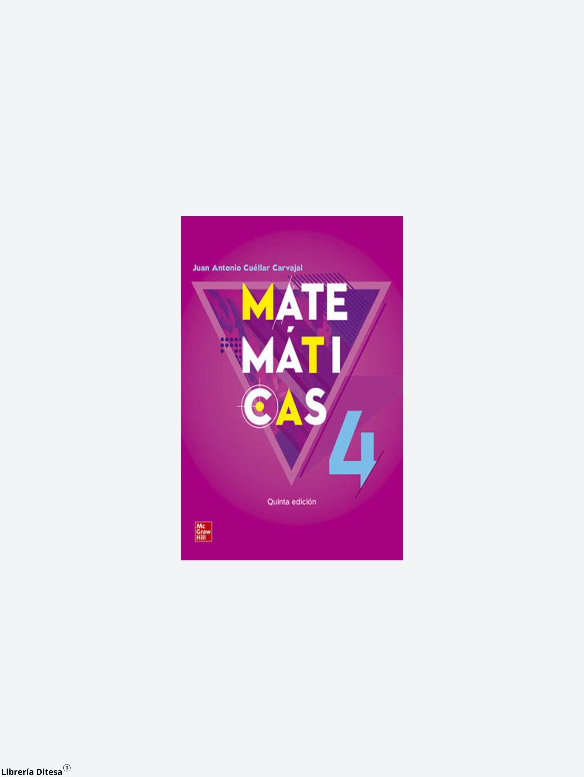 Matematicas 4 - Librería Ditesa