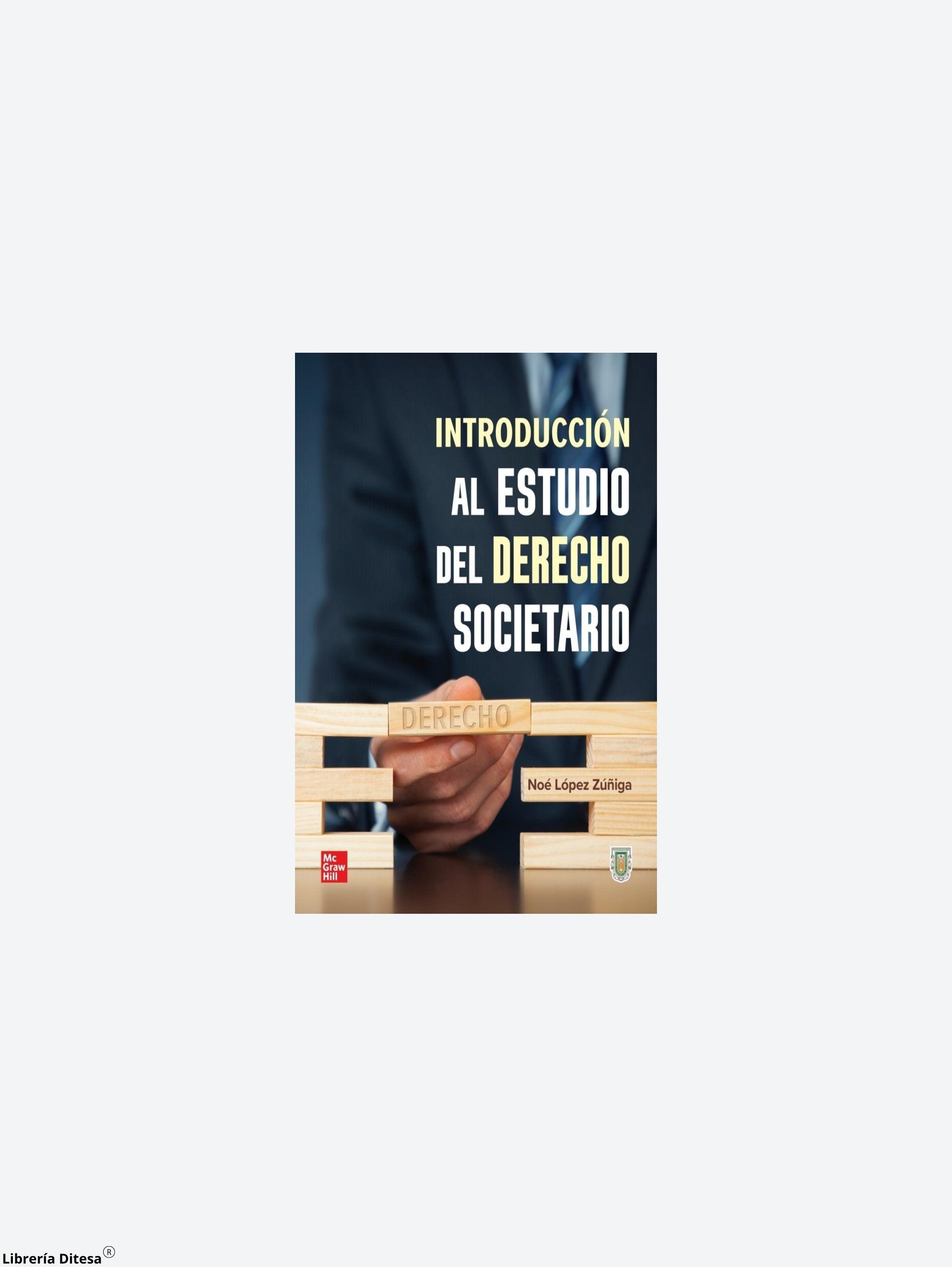 Introduccion Al Estudio Del Derecho Societario - Librería Ditesa