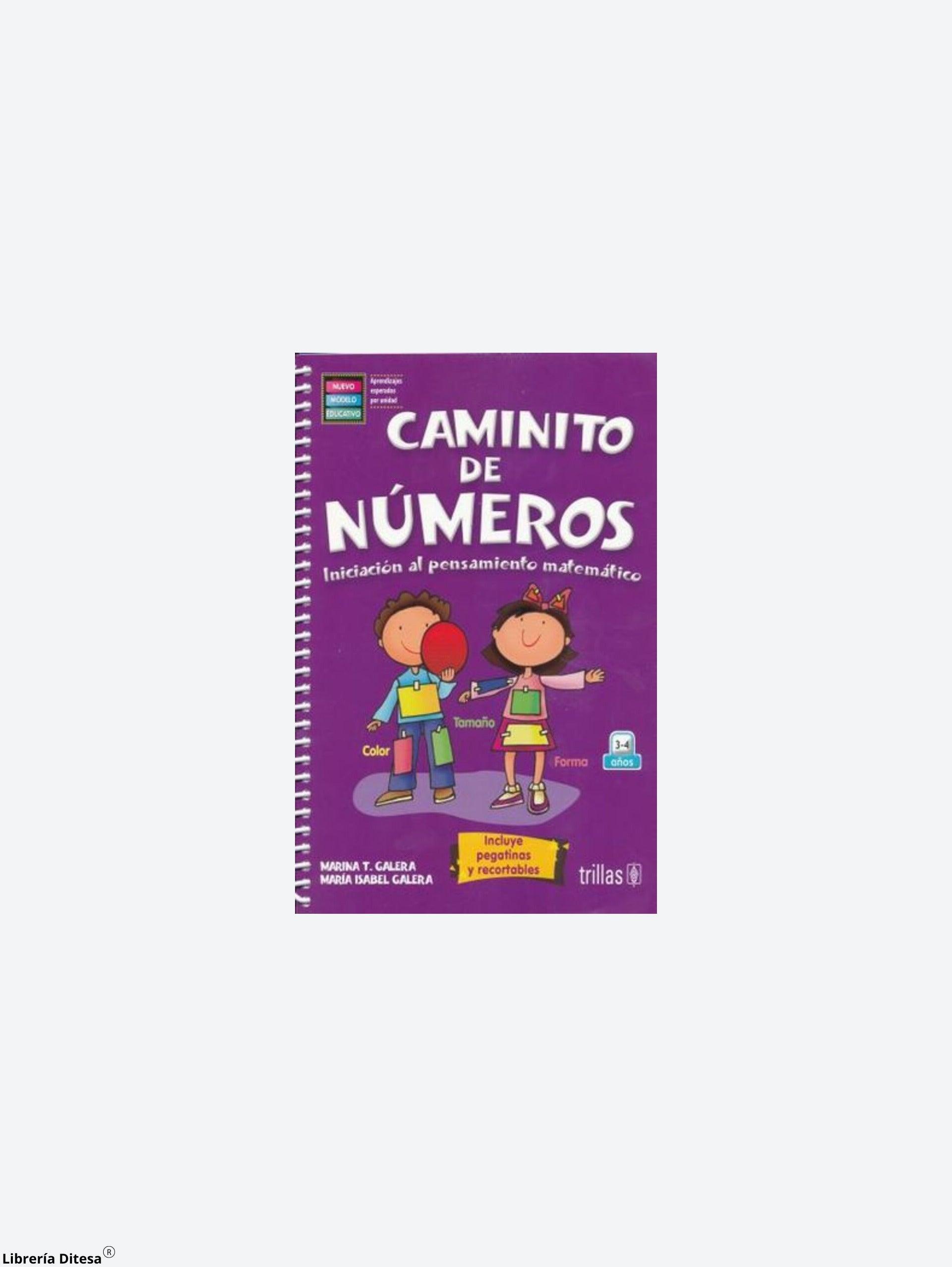 Caminito De Números Iniciación Al Pensamiento Matemático. Incluye Pegatinas Y Recortables - Librería Ditesa