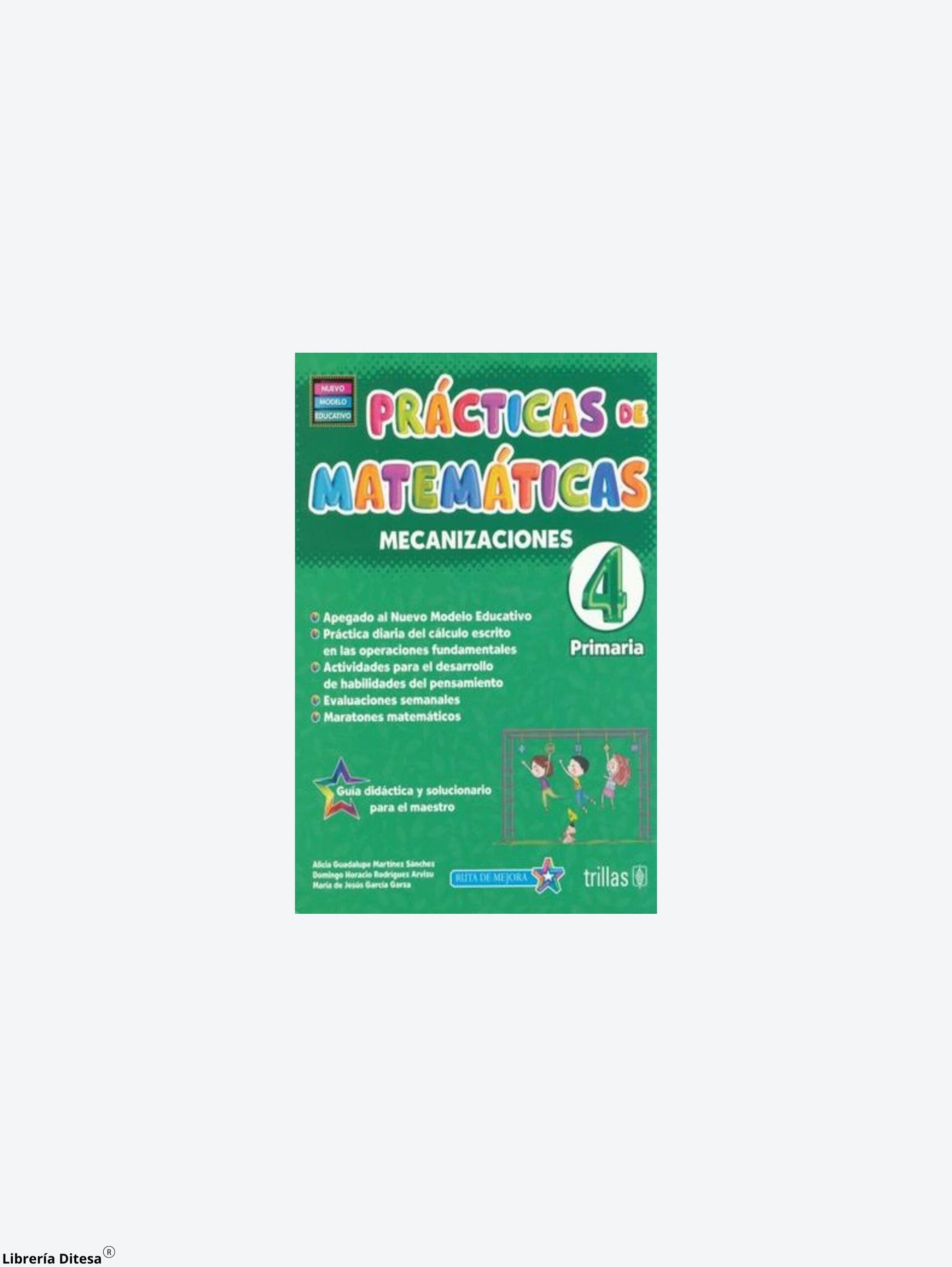 Practicas De Matematicas 4 Primaria by Trillas