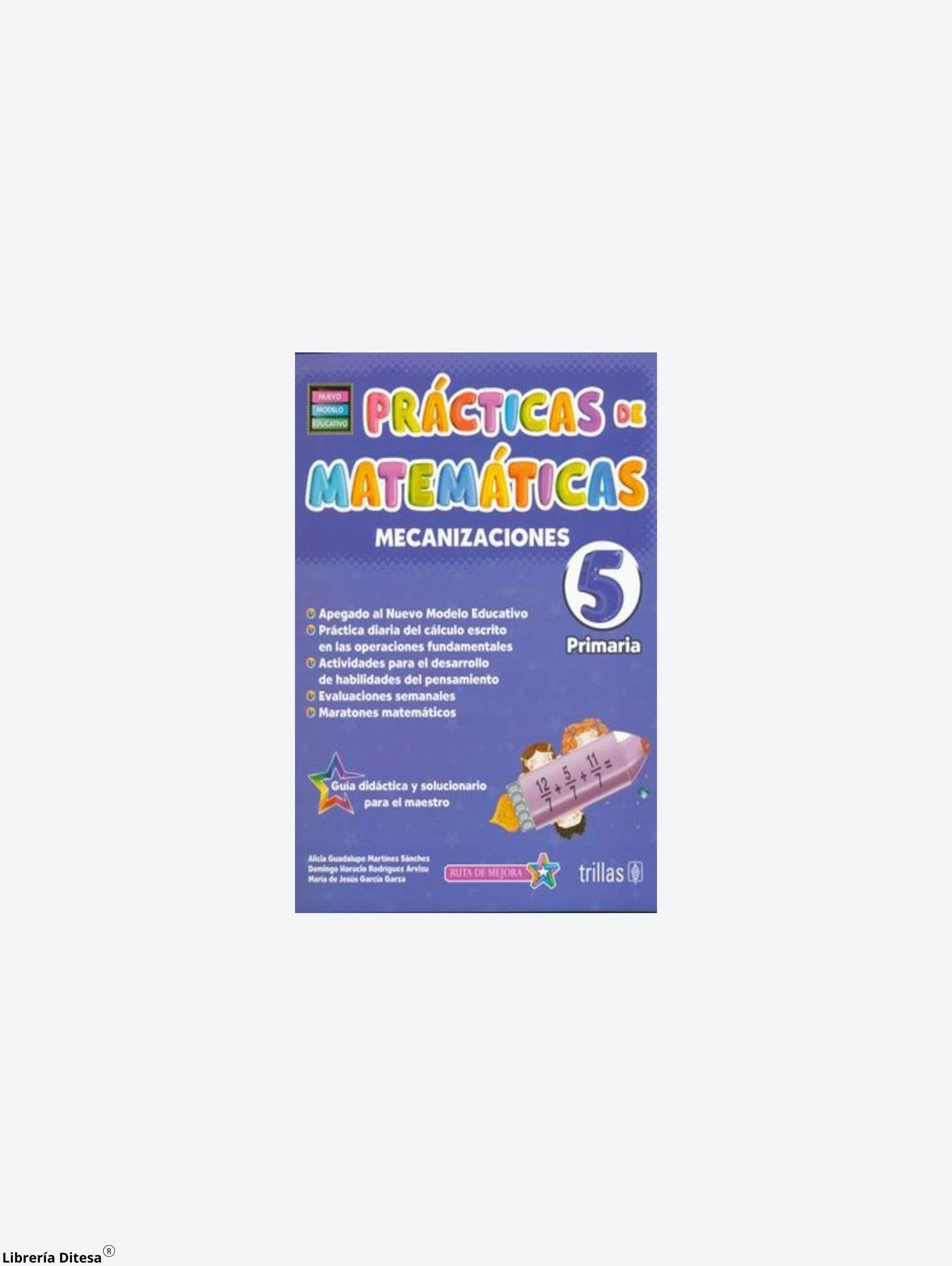 Practicas De Matematicas 5 Primaria by Trillas