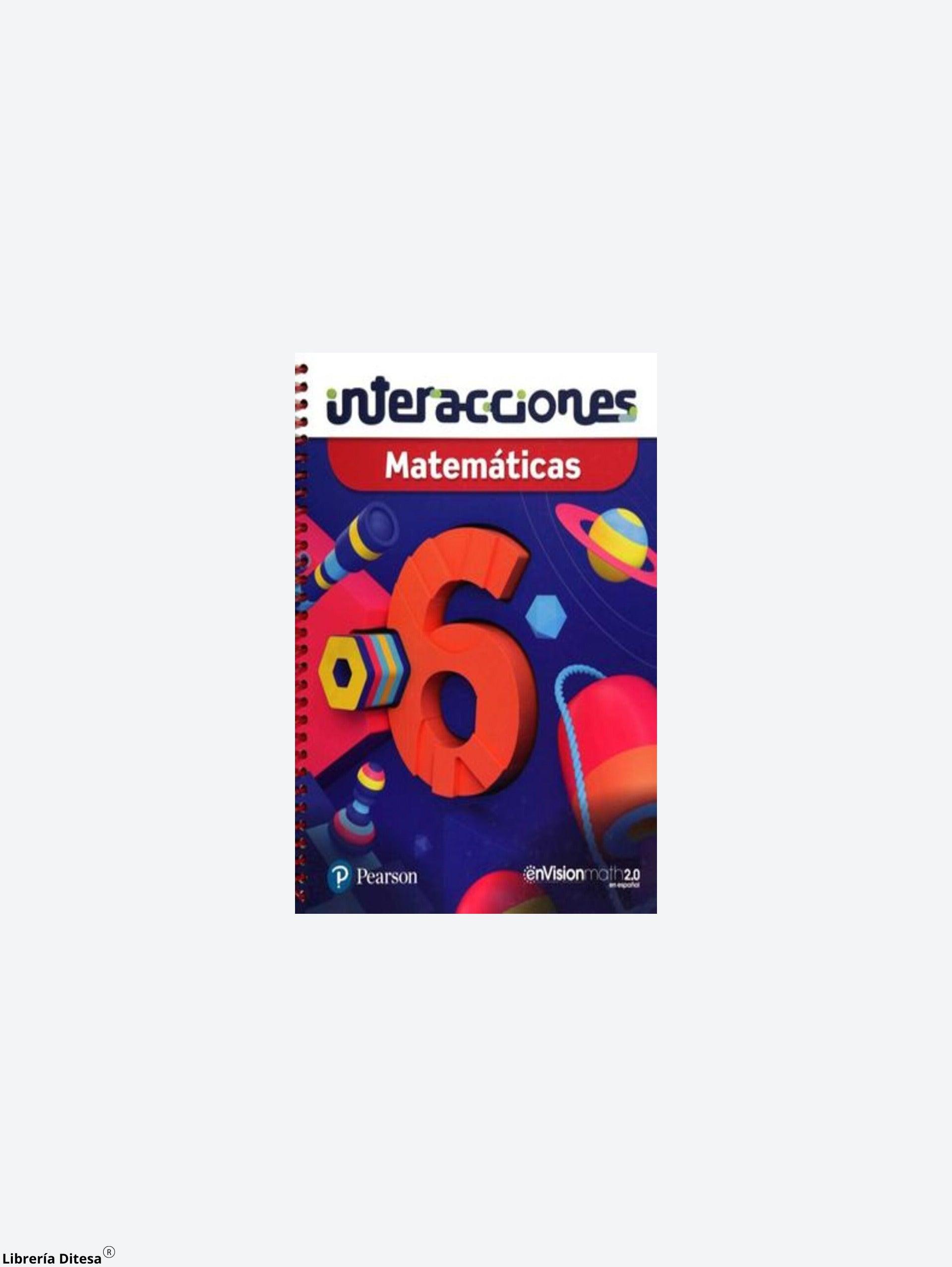 Interacciones. Matemáticas 6 - Librería Ditesa