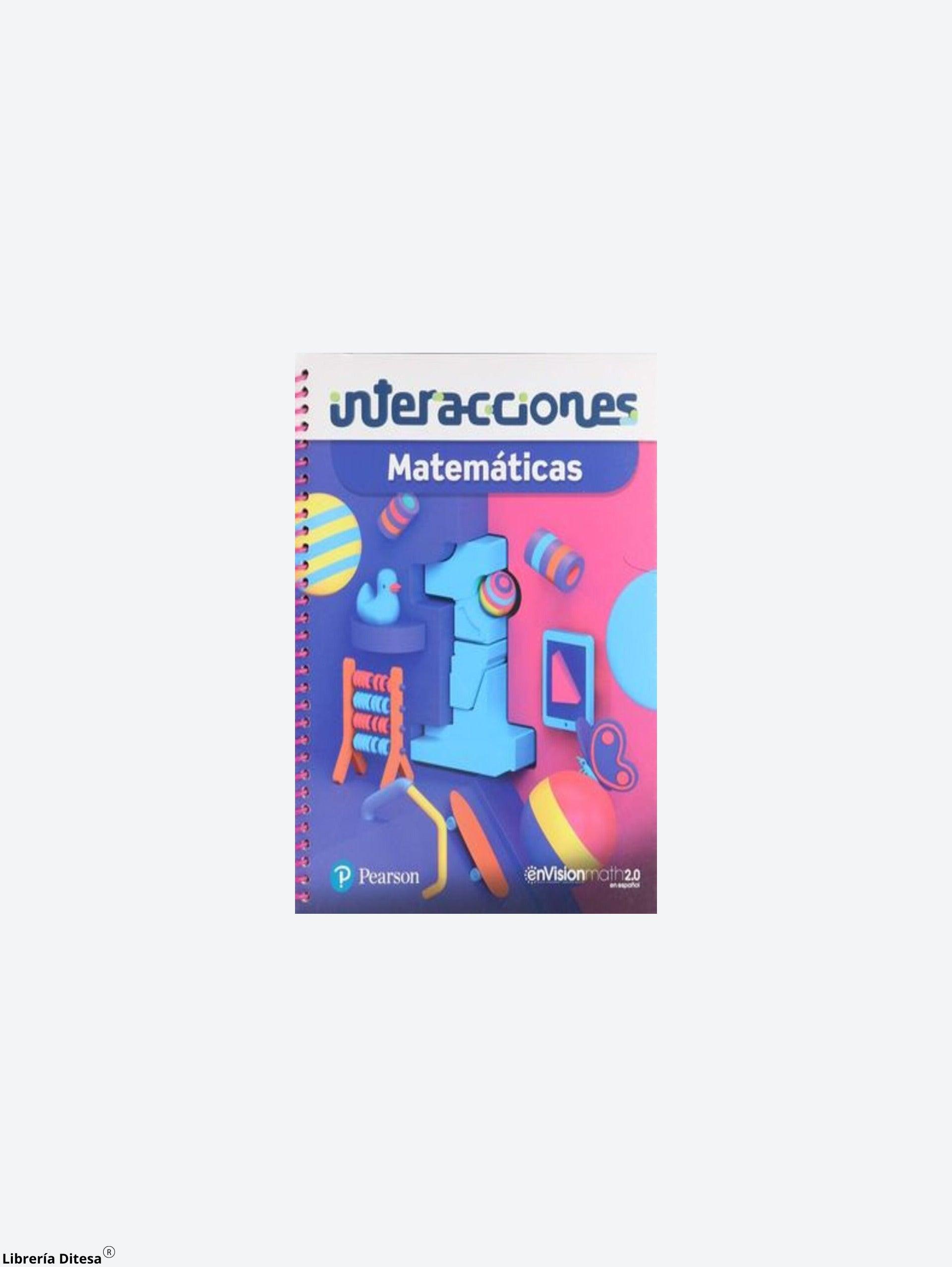 Matematicas 1 Interacciones Primaria - Librería Ditesa