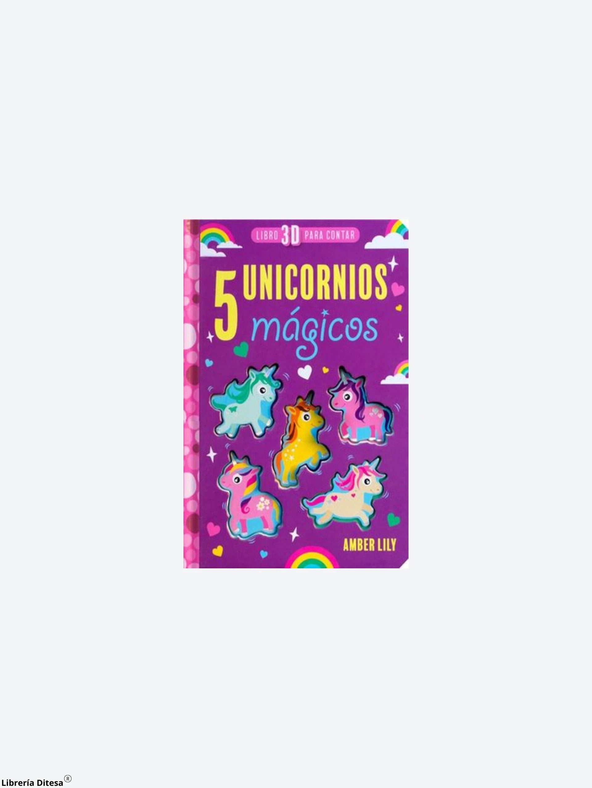Libro 3D Para Contar 5 Unicornios Magico by Advanced Marketing