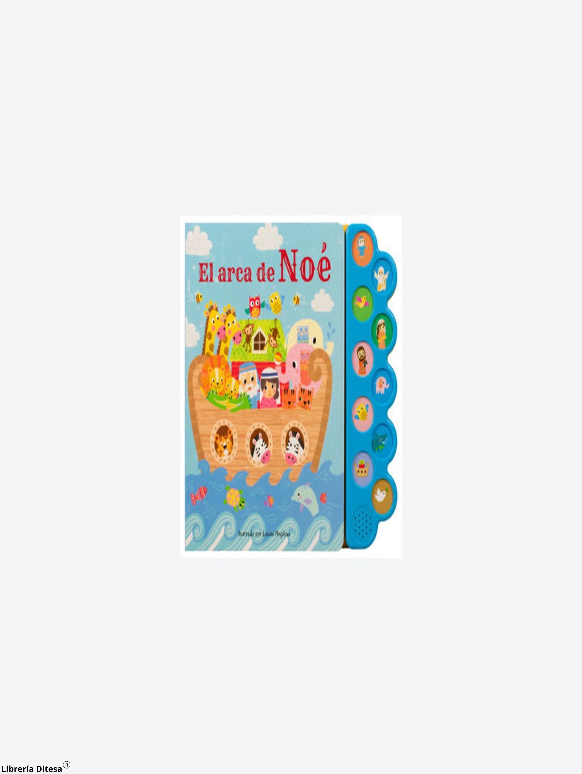 10 Botones Con Sonido El Arca De Noe by Advanced Marketing