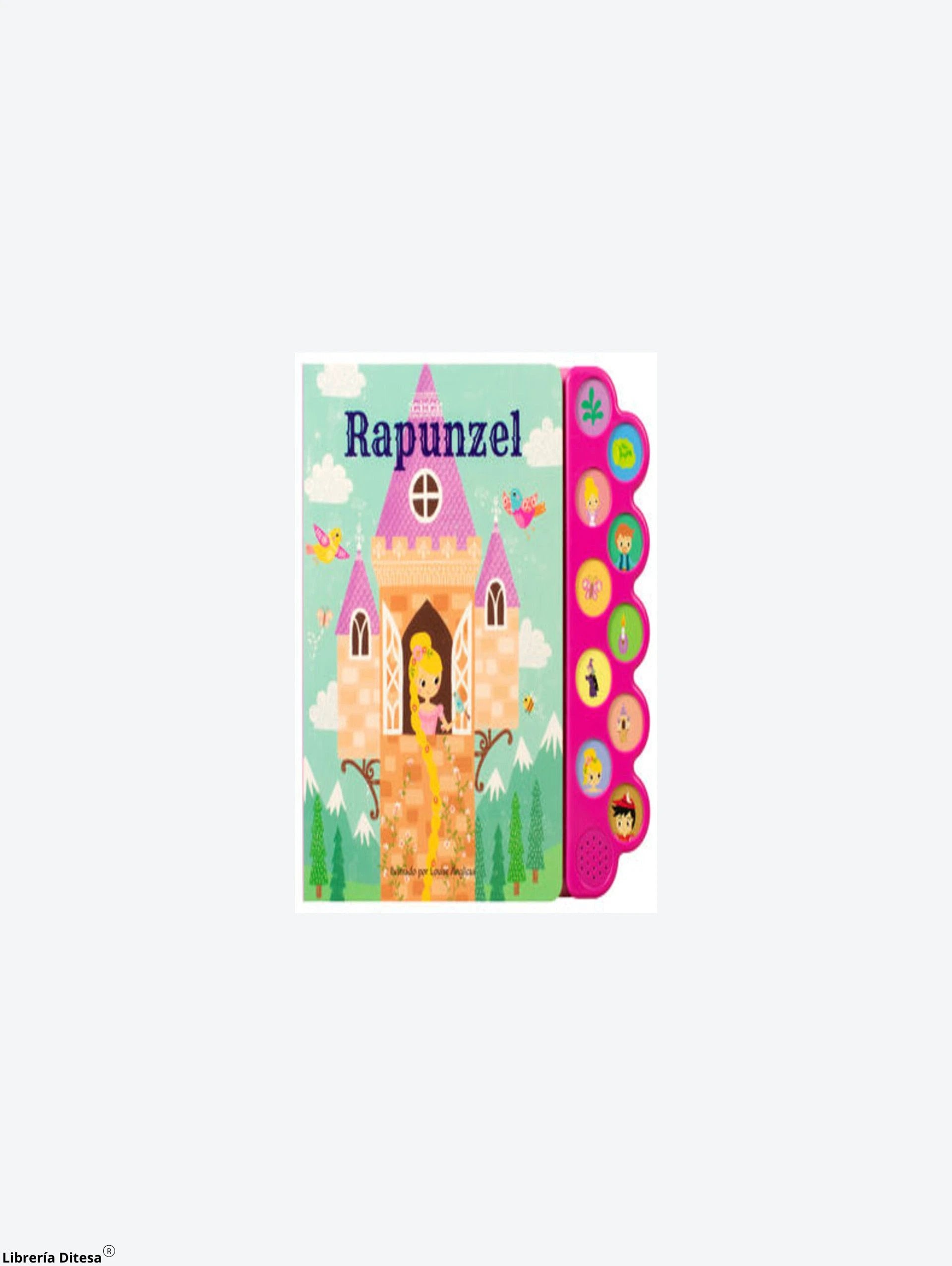 10 Botones Con Sonido Rapunzel by Advanced Marketing