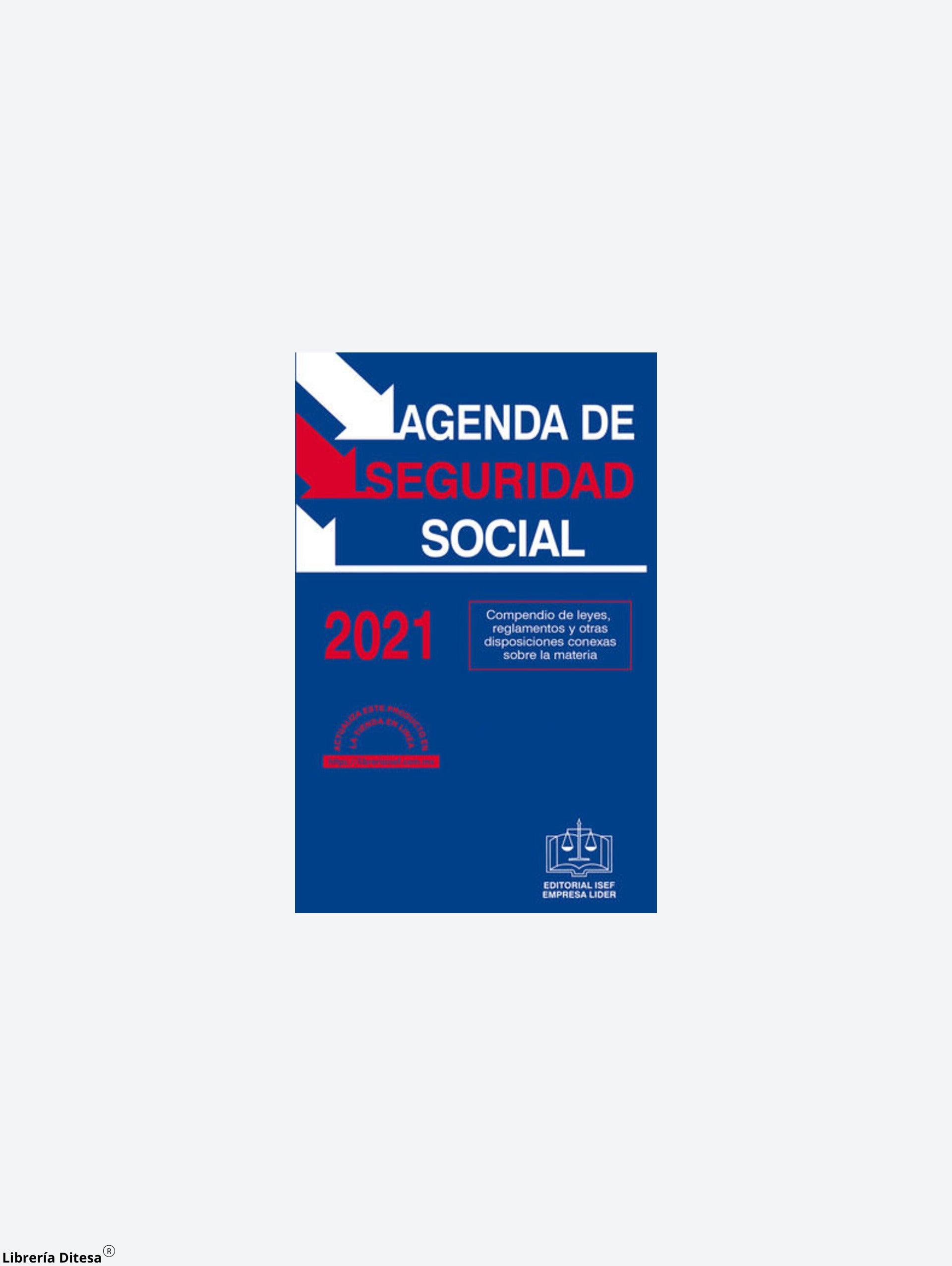 Agenda De Seguridad Social 2021 Isef - Librería Ditesa