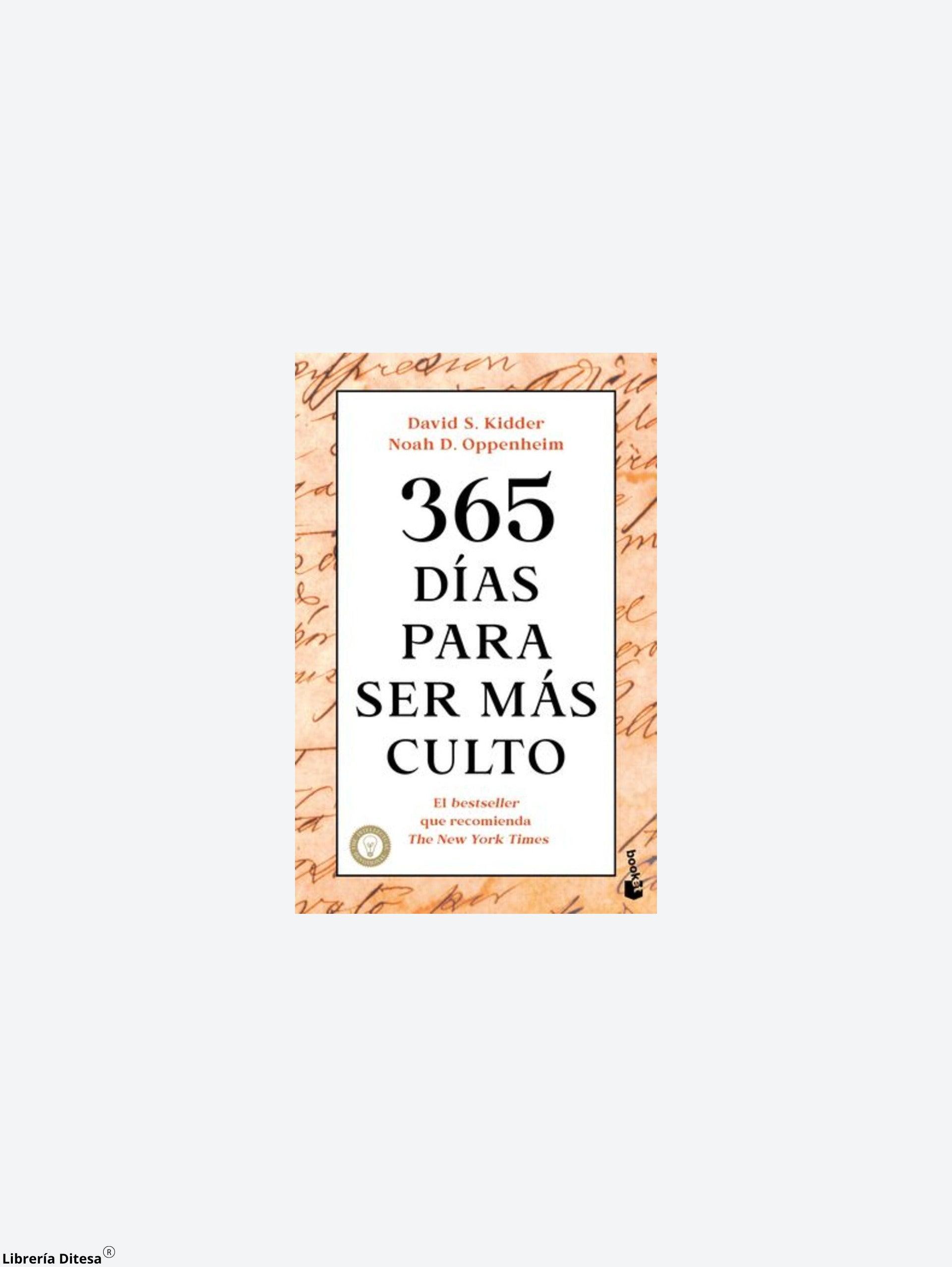 365 Días Para Ser Más Culto - Librería Ditesa